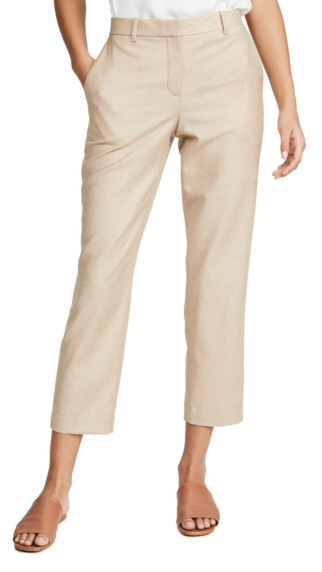 Theory Women's Tailored Trousers - Slim Fit Professional Work Pants for Office & Business Attire | Comfortable Stretch Fabric for All-Day Wear