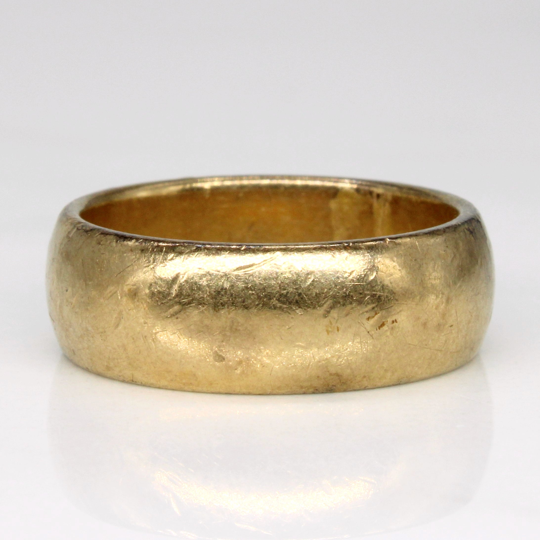 10K Yellow Gold Wedding Band Ring for Women - Size 7.75 - Perfect for Engagement, Anniversary & Everyday Wear