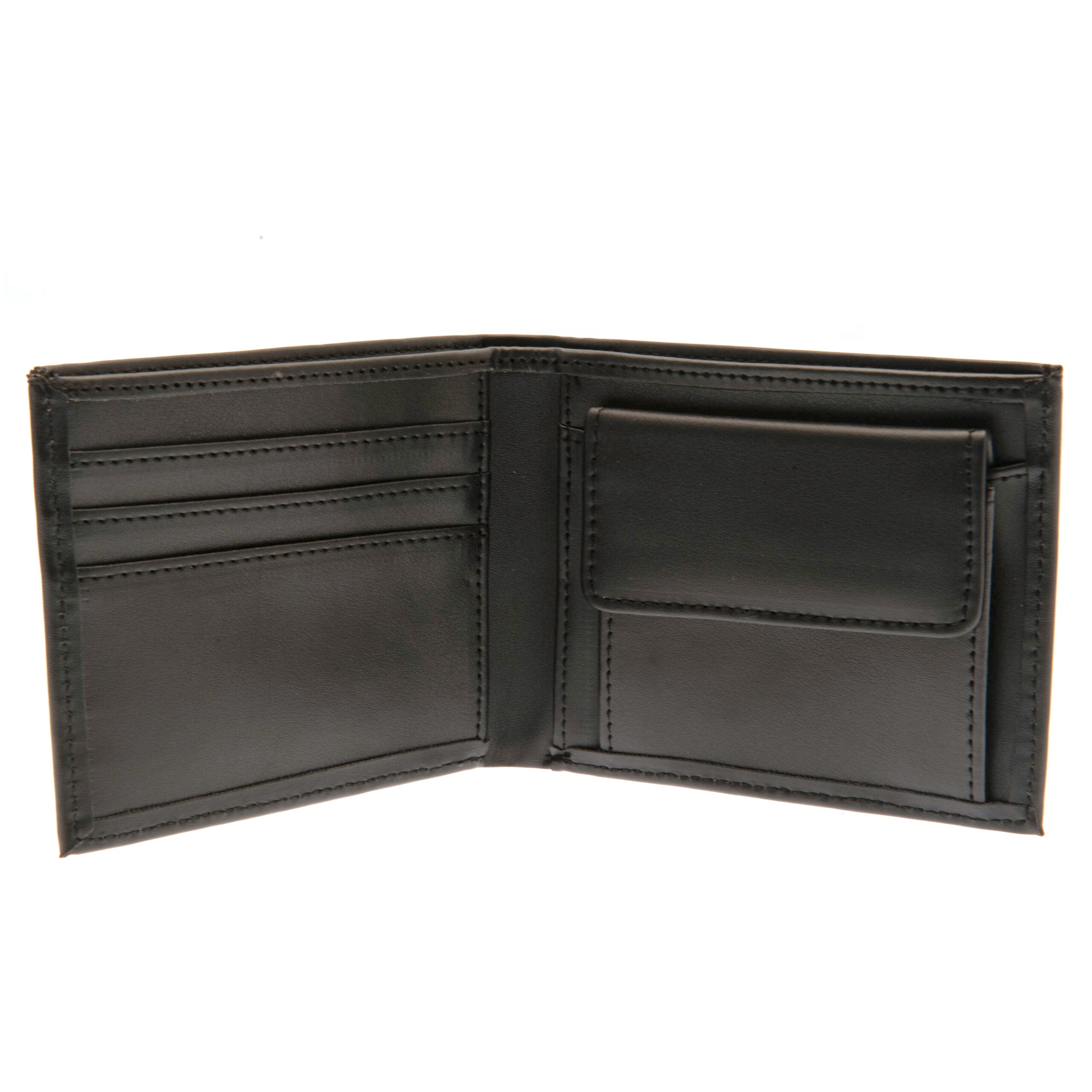 Rangers Leather Wallet for Men - RFID Blocking Slim Bifold Wallet with ID Window - Perfect for Travel, Business & Everyday Use