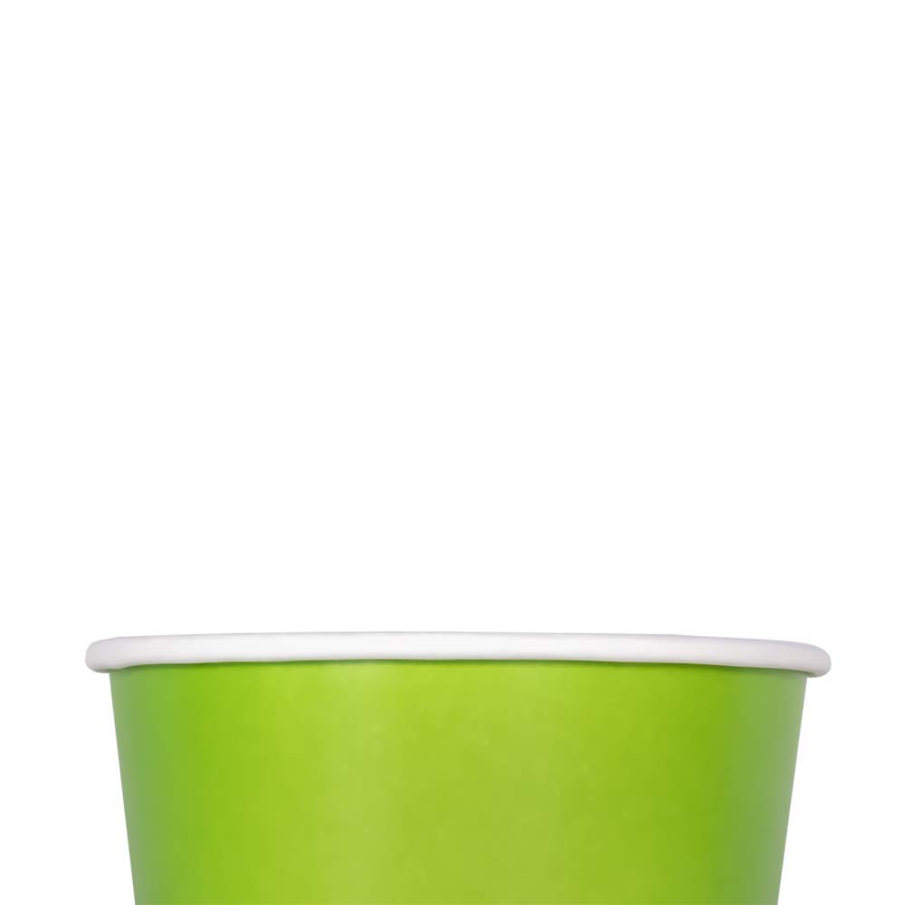 16oz (1000 ct) Eco-Friendly Disposable Paper Soup Bowls - Perfect for Hot & Cold Foods, Soups, Noodles, Pasta, Snacks - Green Compostable Bowls for Parties, Catering, Restaurants & Home Use