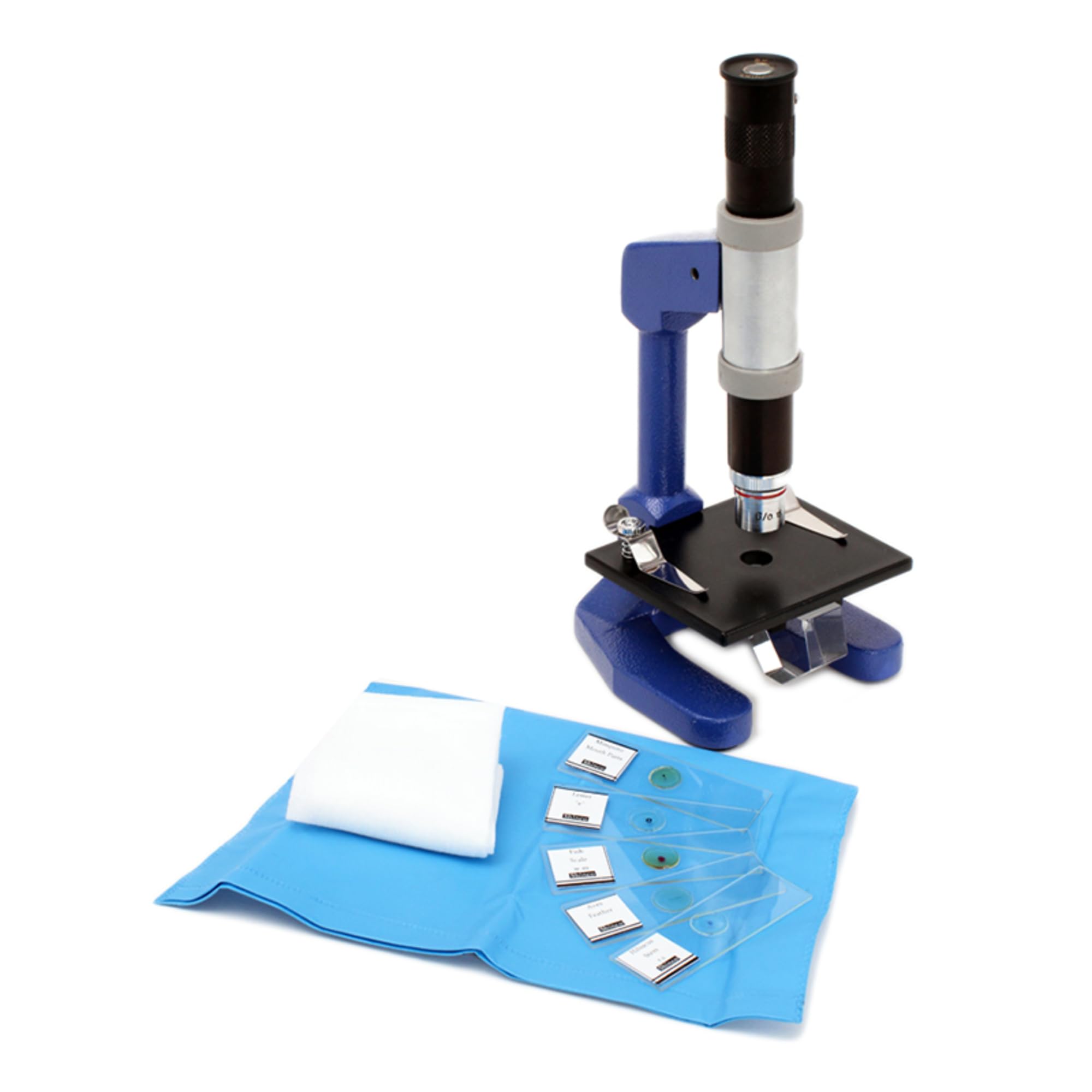 Shinco-Scope Microscope with Prepared Slides Kit - High Magnification for Kids & Students - Perfect for Home Science Experiments & Classroom Biology Learning