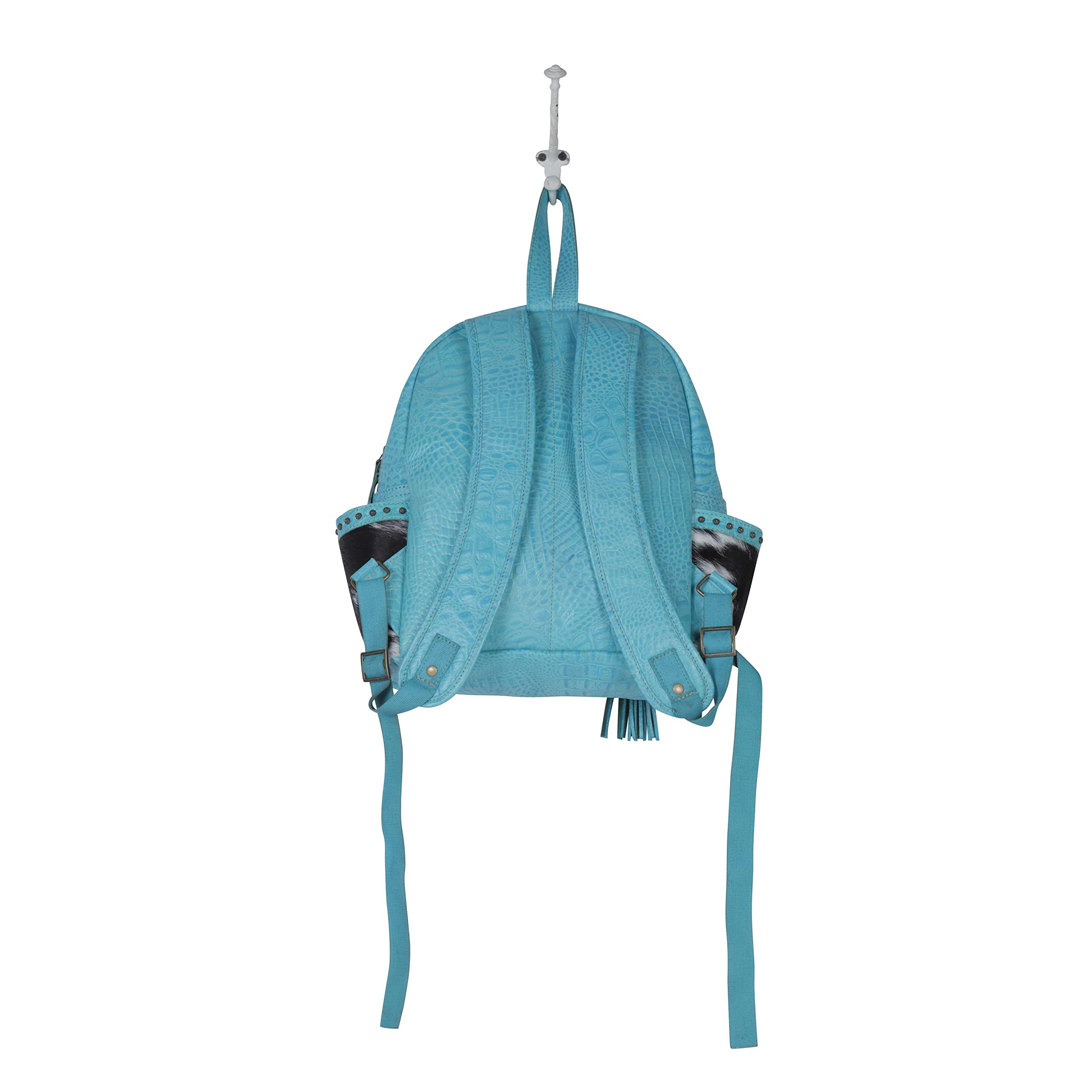 Myra Bag Wild Blue Backpack - Stylish & Durable School Backpack for Women & Men - Perfect for College, Travel & Outdoor Adventures