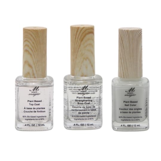 Plant-Based Nail Care Kit - 3 Pack Natural Nail Strengthener & Growth Treatment | Cruelty-Free, Vegan Nail Products for Healthy Nails | Perfect for Home Manicures & Nail Salon Use