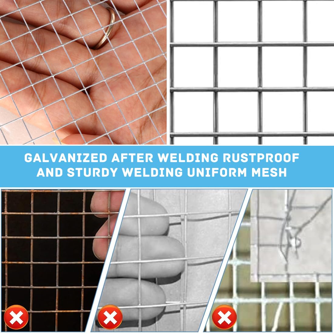 Galvanized Chicken Wire Mesh Roll 7.8