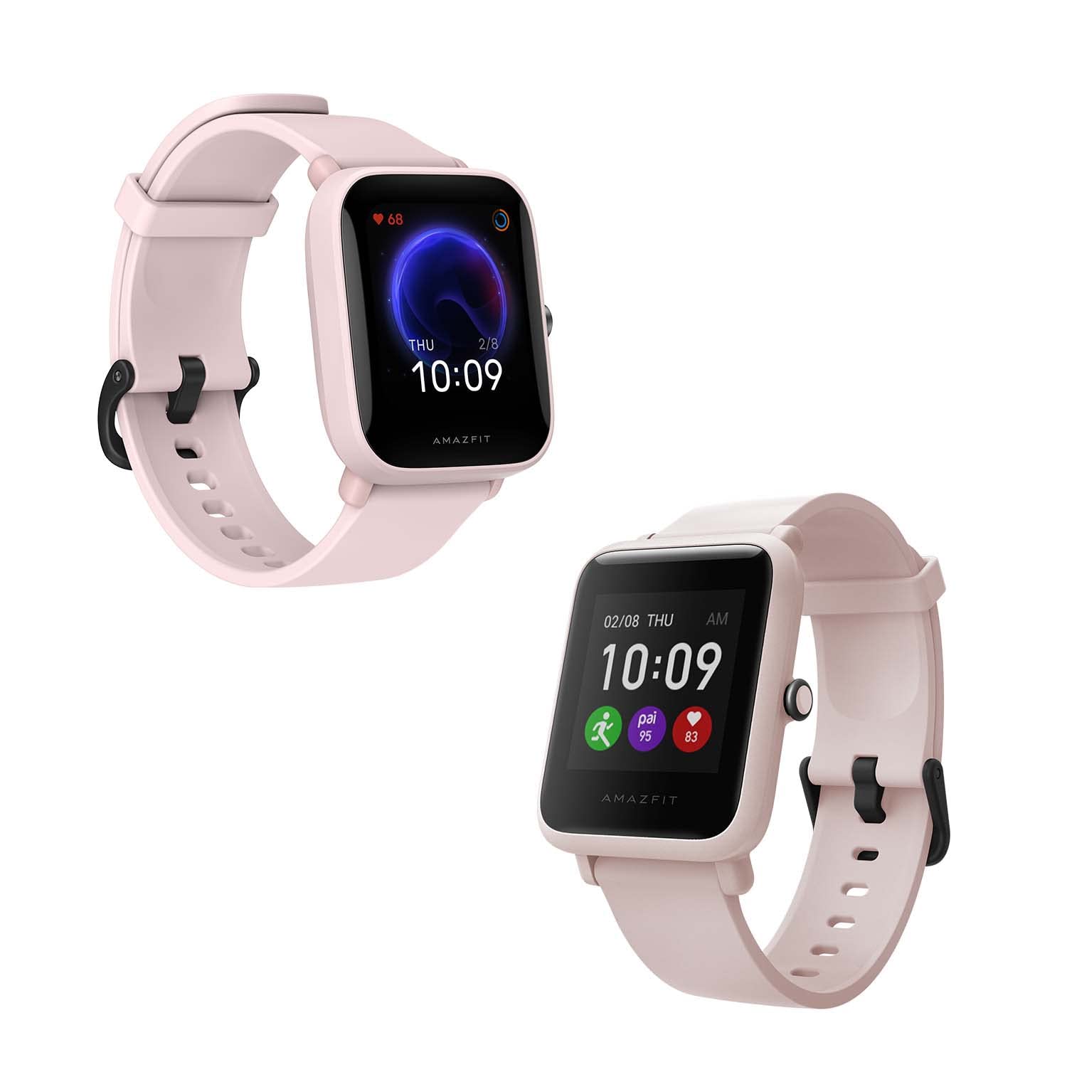 Amazfit Bip U Pro & Bip S Lite Smart Watch Bundle - Fitness Tracker with Heart Rate Monitor, GPS, Sleep Tracking - Perfect for Running, Swimming & Daily Activity Tracking