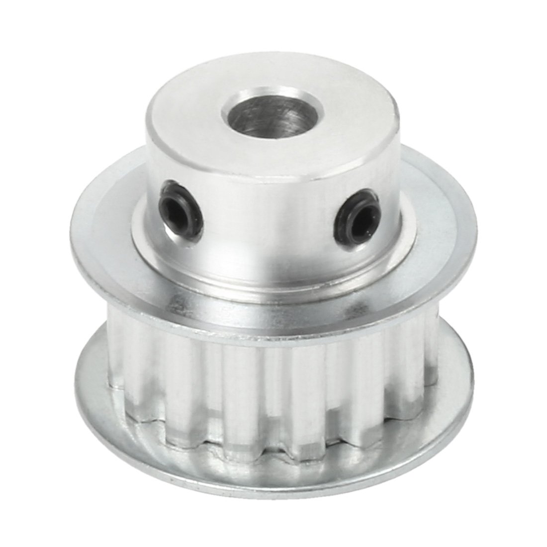 uxcell Aluminum 15 Teeth 5mm Bore 5.08mm Pitch Timing Belt Pulley for 10mm Belt - High Precision Power Transmission Component for 3D Printers, CNC Machines & Industrial Equipment