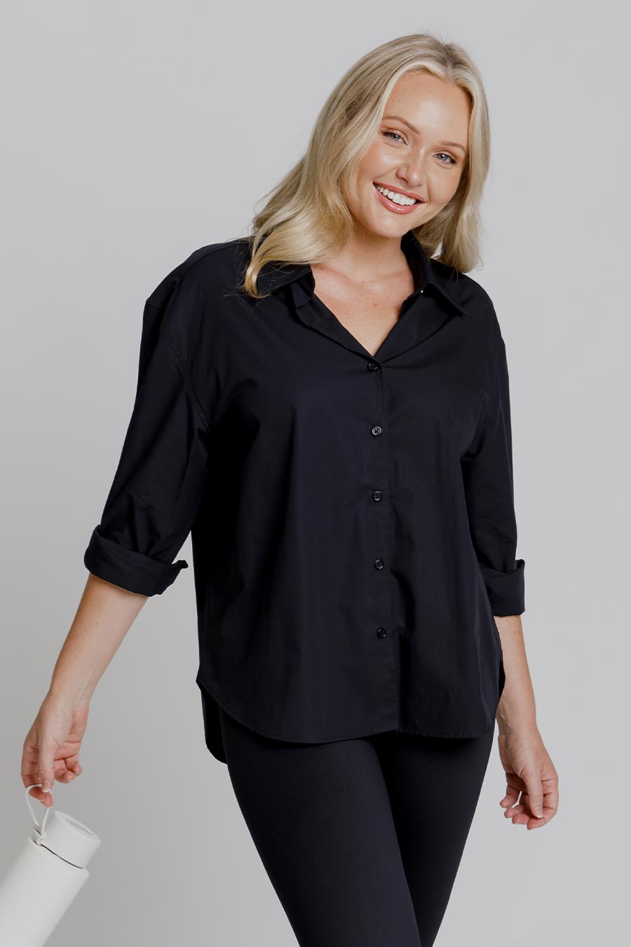 Premium Black Everyday Shirt for Men & Women | Comfortable Casual Wear for Office, Travel & Daily Outfits | Breathable Cotton Shirt