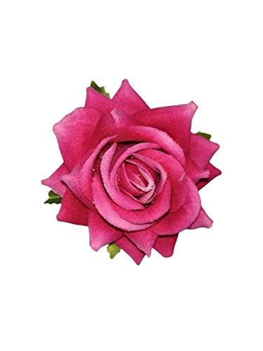 Vibrant Artificial Rose Hair Clips for Women & Girls - 6-Pack Floral Hair Accessories | Perfect for Weddings, Parties & Everyday Style