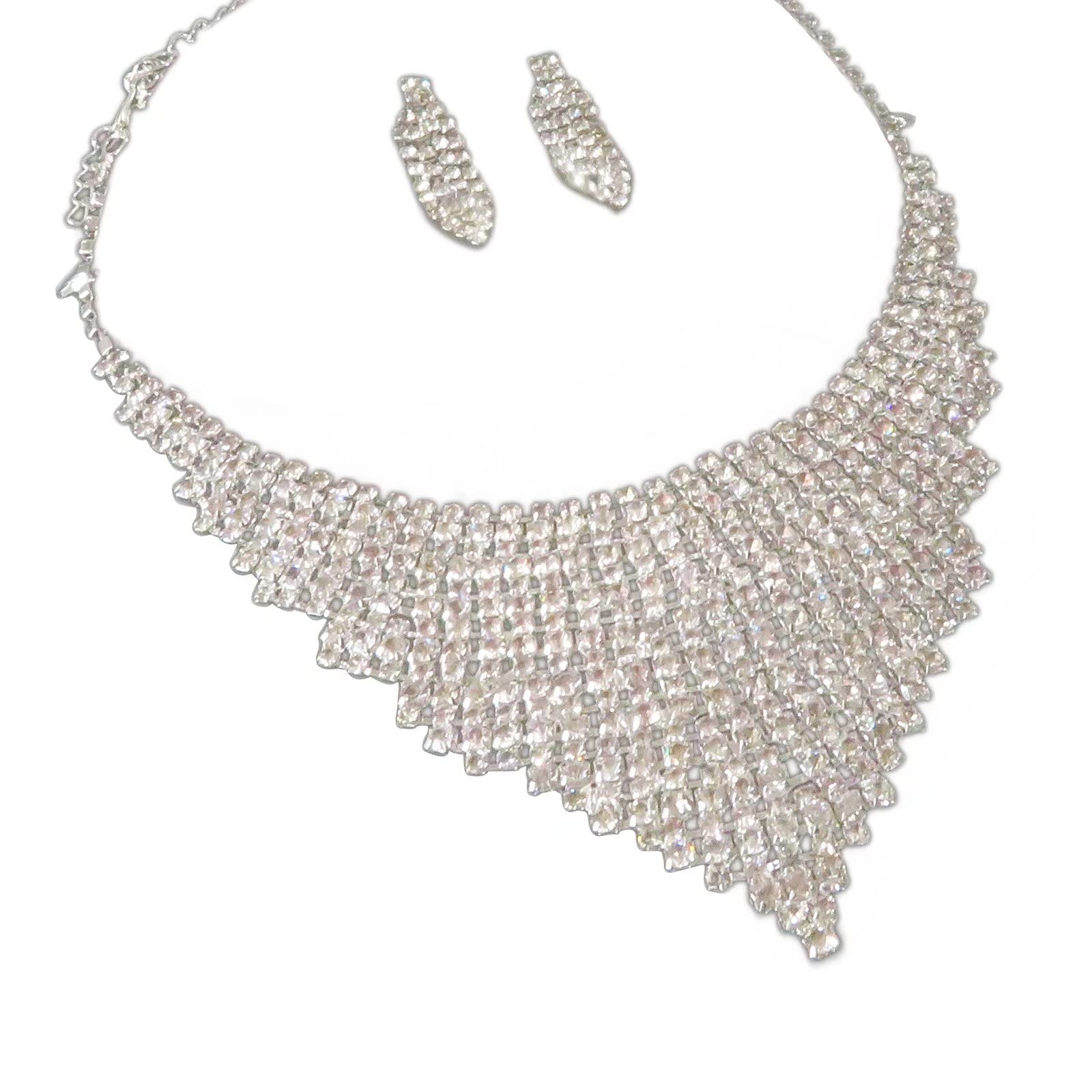 Noble Crystal Bridal Jewelry Sets - Fashion & Romantic Wedding Jewelry in Sterling Silver | Perfect for Bridal Showers, Weddings & Anniversary Gifts
