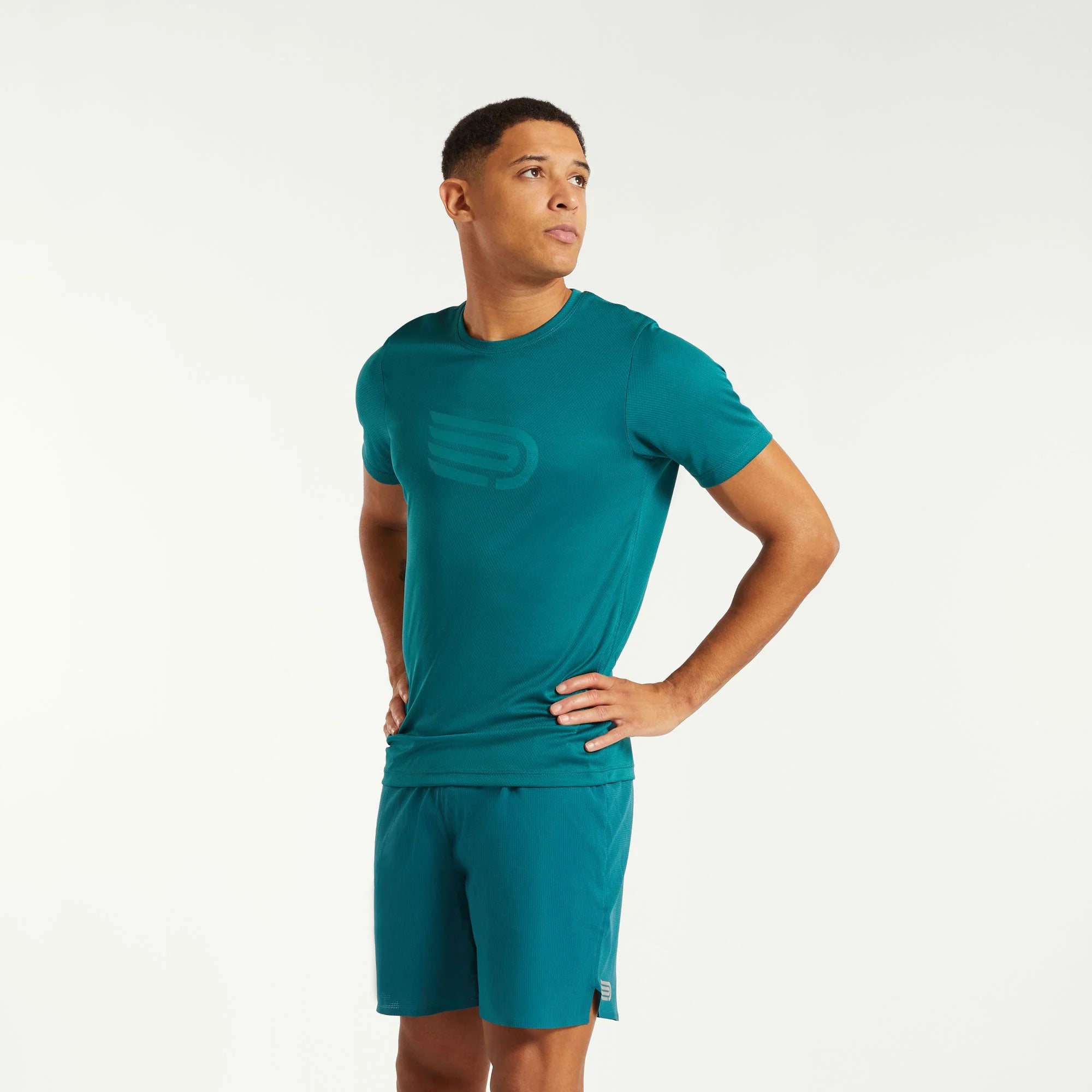 Pressio Men's Performance Short Sleeve Shirt - Moisture Wicking & Breathable Activewear for Running, Gym & Outdoor Sports
