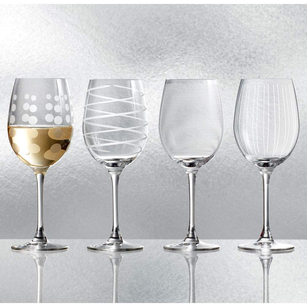Premium Mikasa Cheers Wine & Highball Glass Set - 16 oz & 19.75 oz for Cocktails, Whiskey, and Party Entertaining - Elegant Barware for Home & Restaurant Use