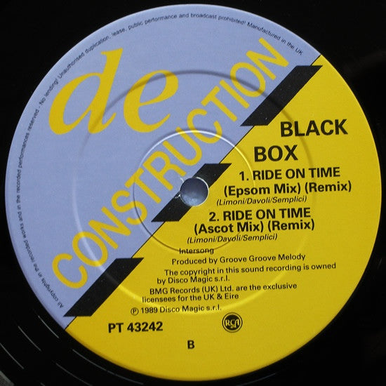 Black Box - Ride On Time (Remix) 12