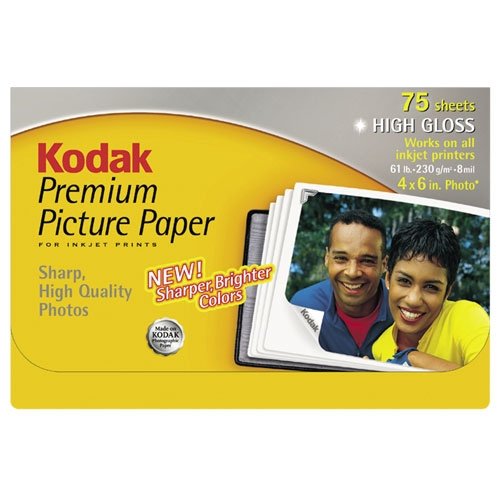 Kodak Premium Glossy Photo Paper - High-Quality Printing for Photos, Flyers & Presentations | Ideal for Home, Office & Professional Use