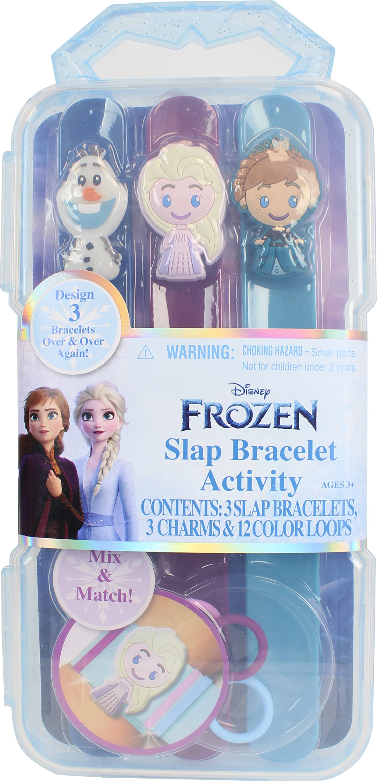 Frozen 2 Slap Bracelets for Kids by Tara Toys - Disney Princess Elsa & Anna Wristbands - Fun Party Favors, Birthday Gifts & Classroom Rewards
