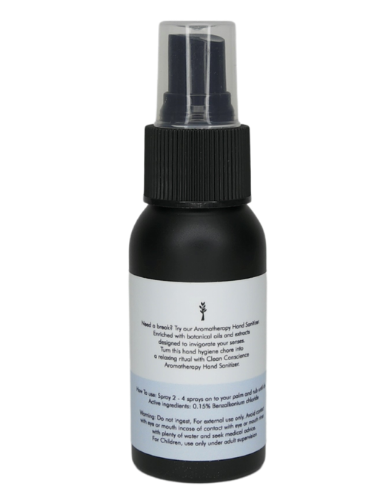 Clean Conscience Aromatherapy Hand Sanitizer - 50ml Lavender Scent for Calm & Clarity | Travel Size, Office, Yoga & Meditation Essential