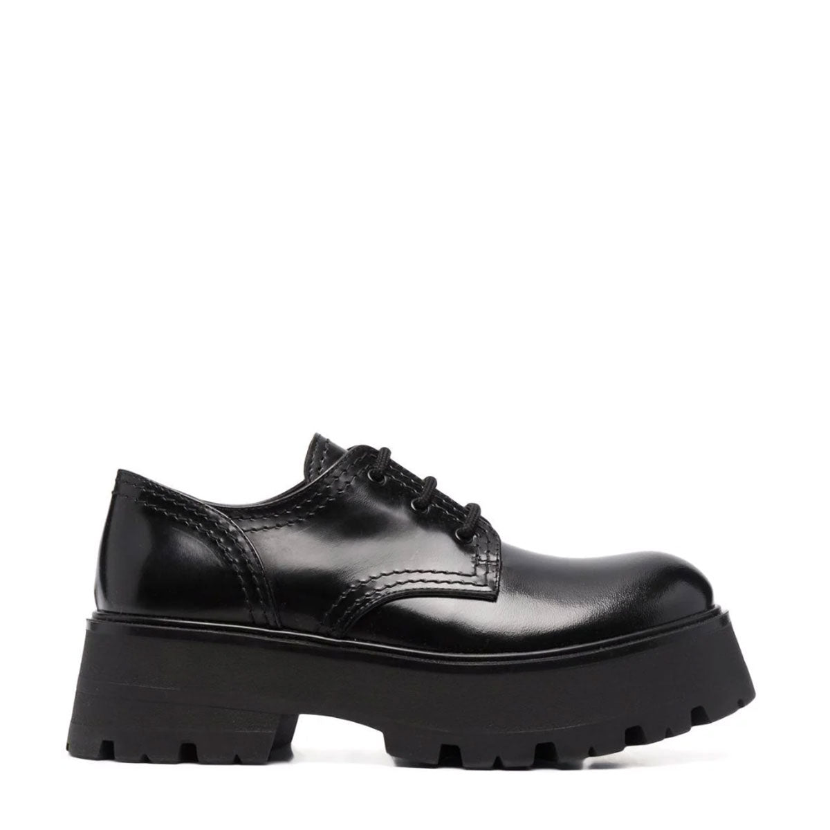 Chunky Black Rave Derby Shoes for Women - Perfect for Rave Parties, Concerts & Nightclubs | Comfortable & Stylish Platform Shoes