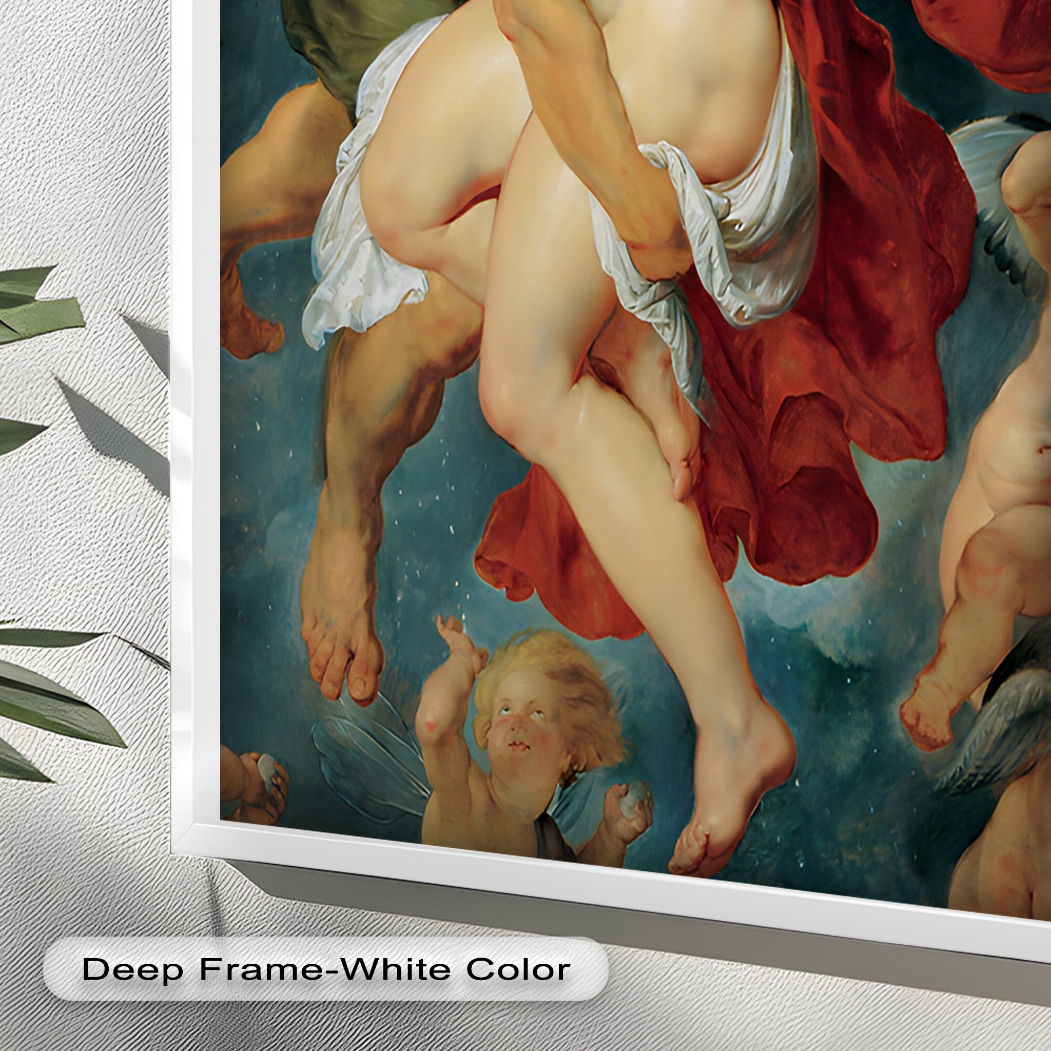 Abduction of Psyche - Mythological Renaissance Nude Oil Painting Reproduction | Classic Art Wall Decor for Living Room, Bedroom & Office