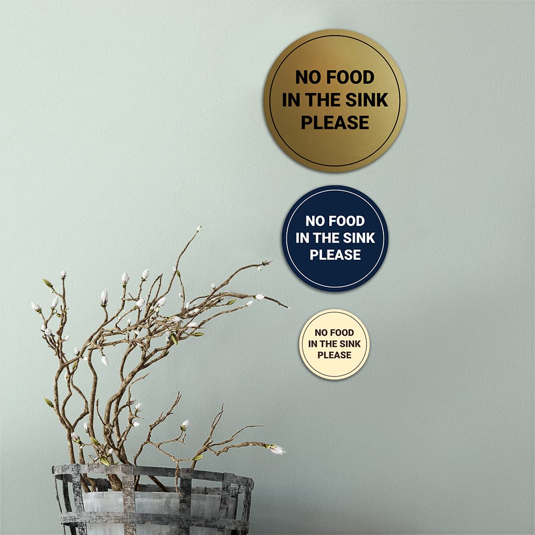 No Food in Sink Please