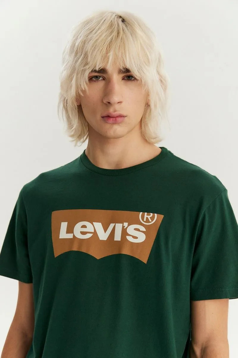Levi's Men's H Standard Graphic T-Shirt - Ponderosa Pine Design | Casual Cotton Tee for Everyday Wear, Street Style & Outfits