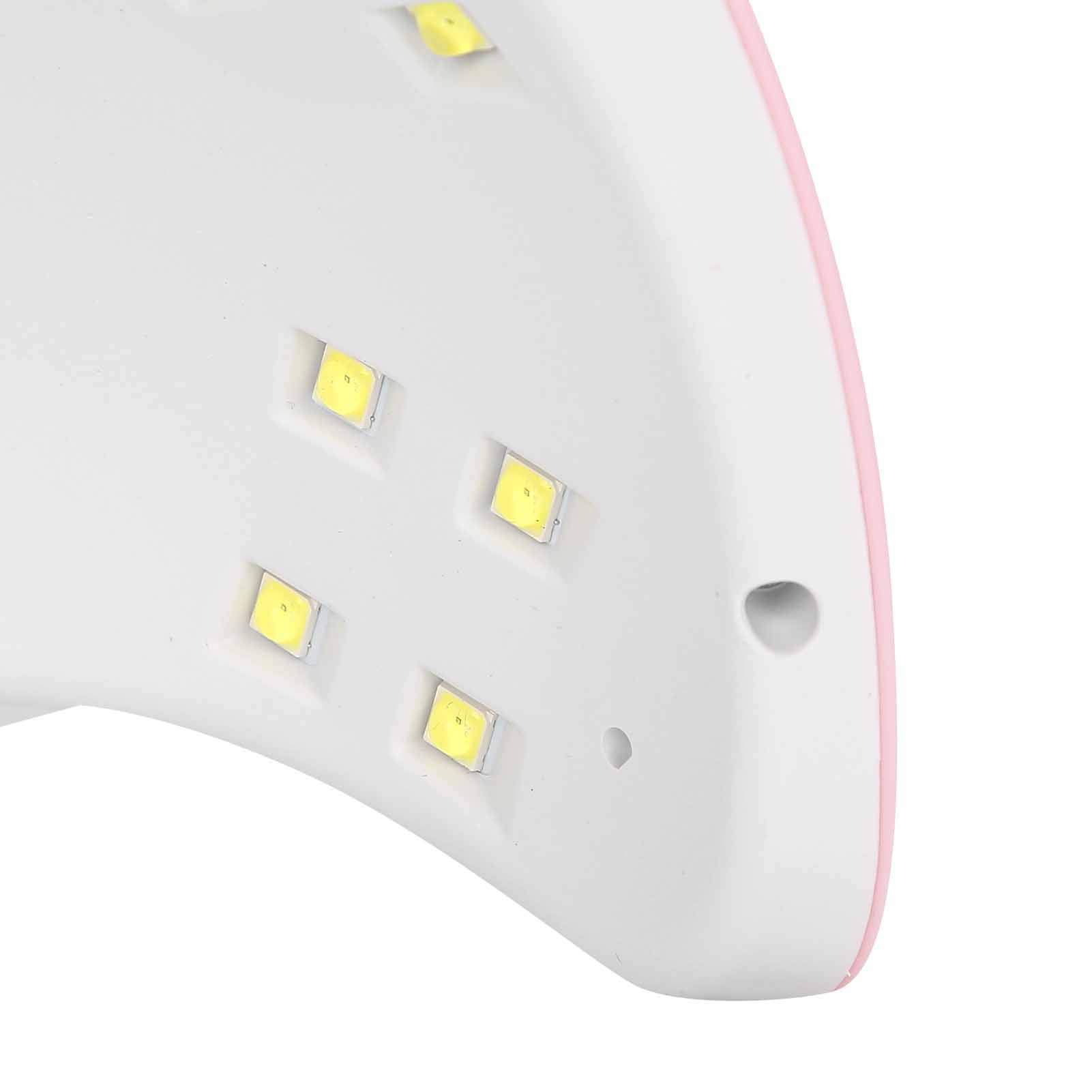 Portable UV LED Nail Gel Polish Kit with Fast Drying Lamp - Perfect for Home Manicure, Salon & Nail Shop Use