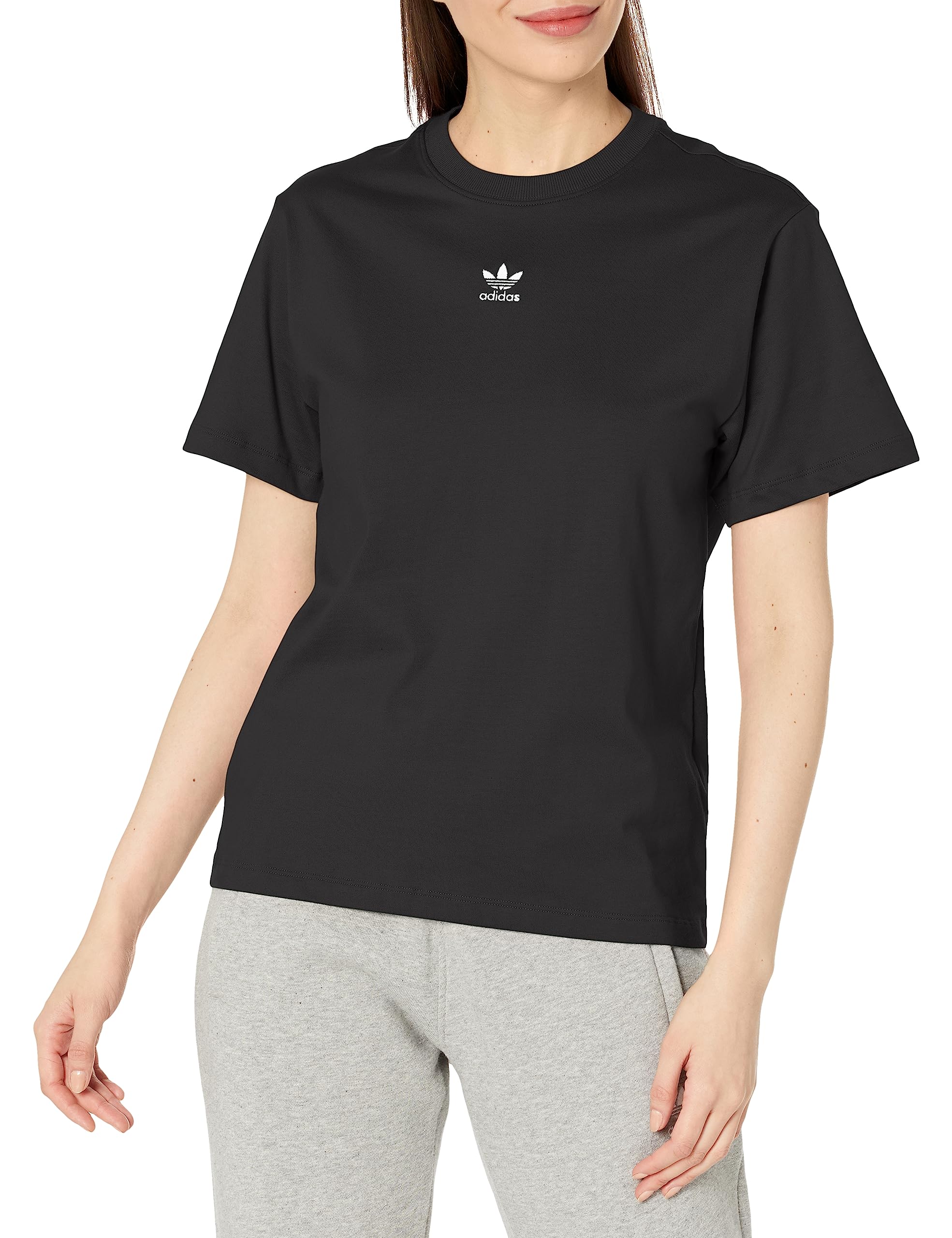 adidas Originals Women's Adicolor Essentials Regular Fit Cotton T-Shirt - Casual Streetwear & Everyday Comfort for Women | Perfect for Gym, Lounge & Outfits