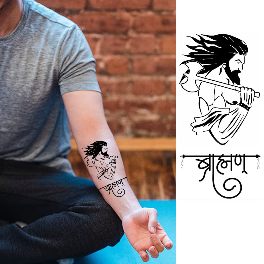 Waterproof Temporary Tattoos for Men & Women - Long Lasting Fake Body Art - Perfect for Parties, Halloween, Cosplay & Festivals