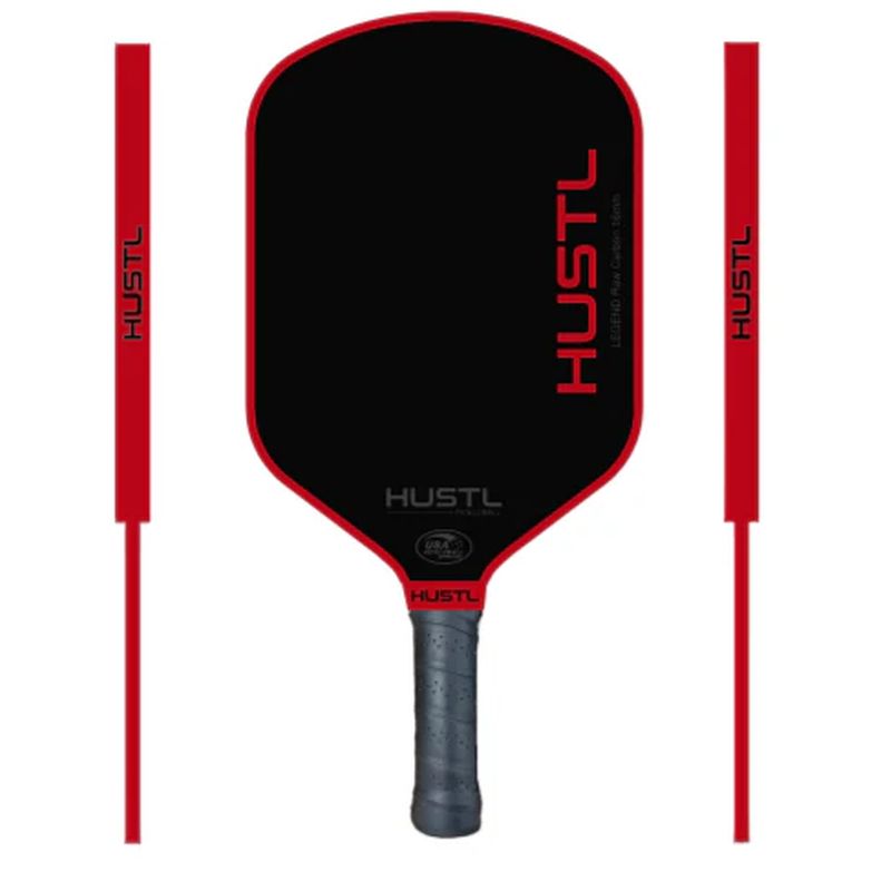 HUSTL Legend Gen 2 16mm Raw Carbon Fiber Pickleball Paddle - Lightweight & Durable for Competitive Play & Outdoor Games