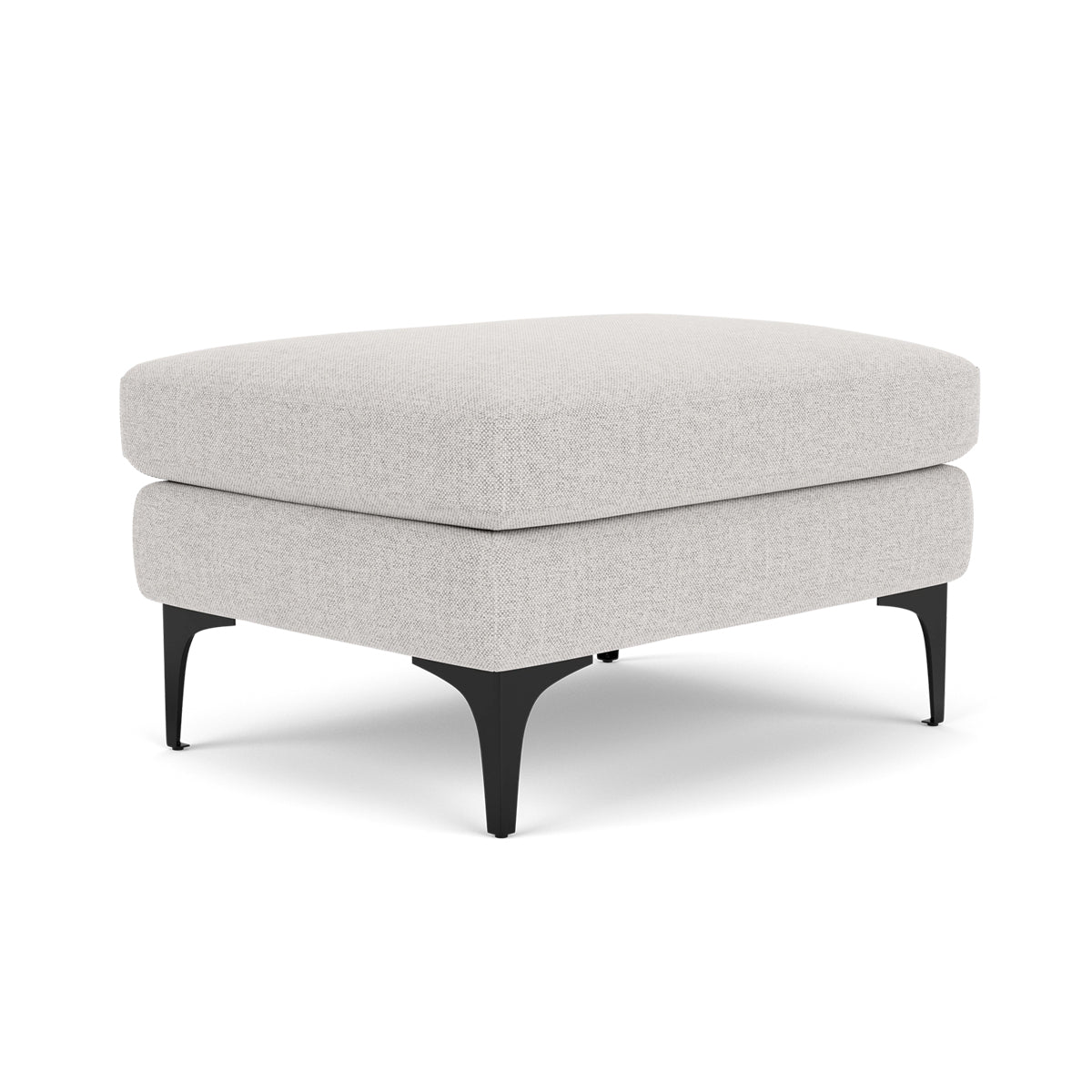 Astha Fabric Ottoman Stool - Soft Round Storage Pouf with Removable Cover for Living Room, Bedroom & Nursery - Perfect for Extra Seating & Home Decor
