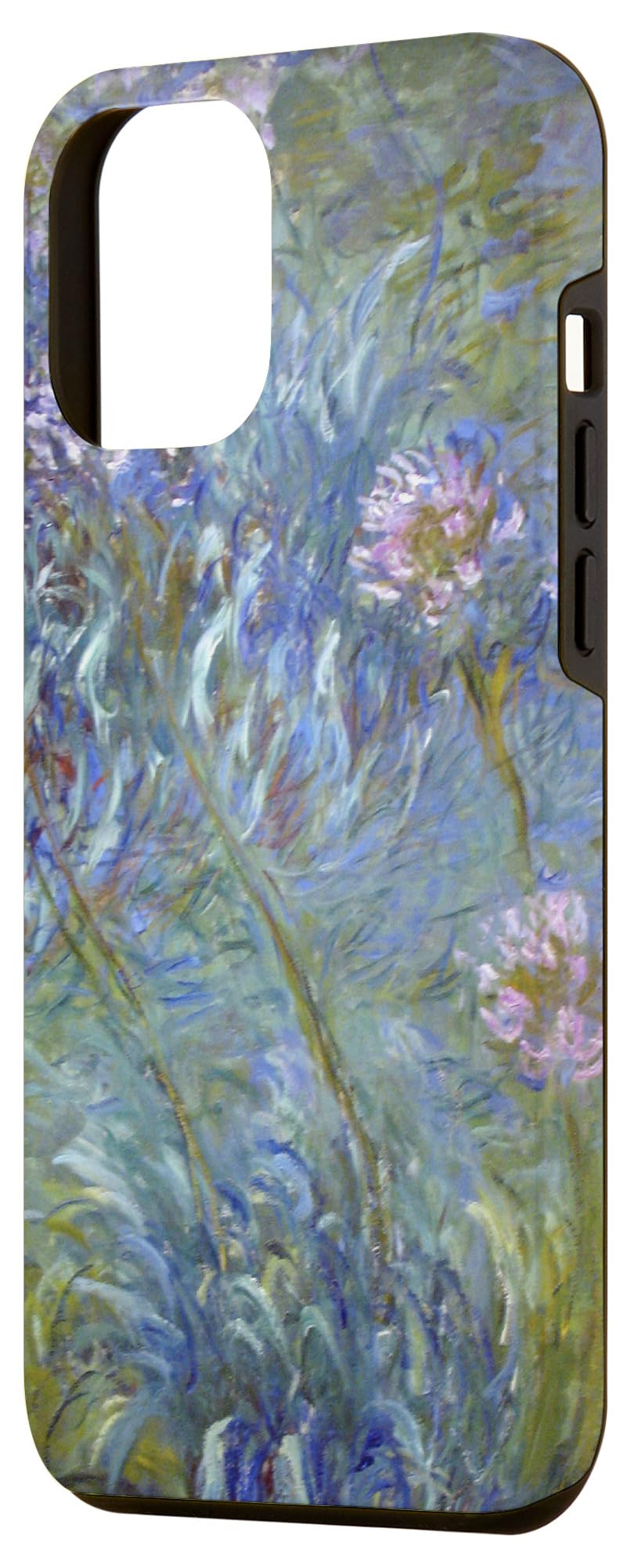 iPhone 12 Pro Max Monet's Agapanthus Inspired Phone Case - Premium Protective Cover with Artistic Floral Design - Perfect for Daily Use, Travel & Gift Giving