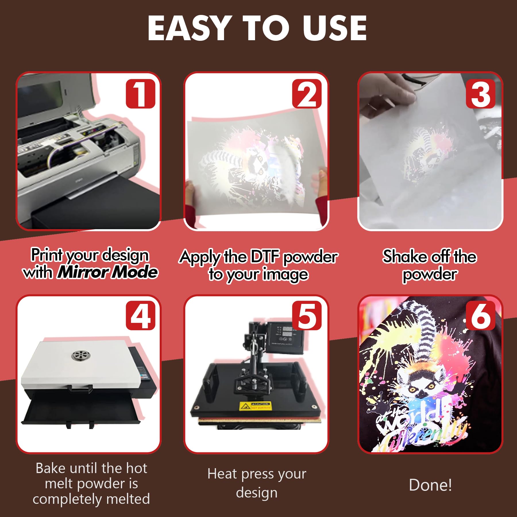 Premium A-SUB DTF Transfer Film A3 (11.7x16.5 Inch) - 100 Sheets Double-Sided Matte PET Film for Sublimation & DTF Inkjet Printers - Direct-to-Film Heat Transfer Paper for T-Shirts, Hoodies & Textile Printing - Ideal for Custom Apparel, DIY Crafts & Small Business Use
