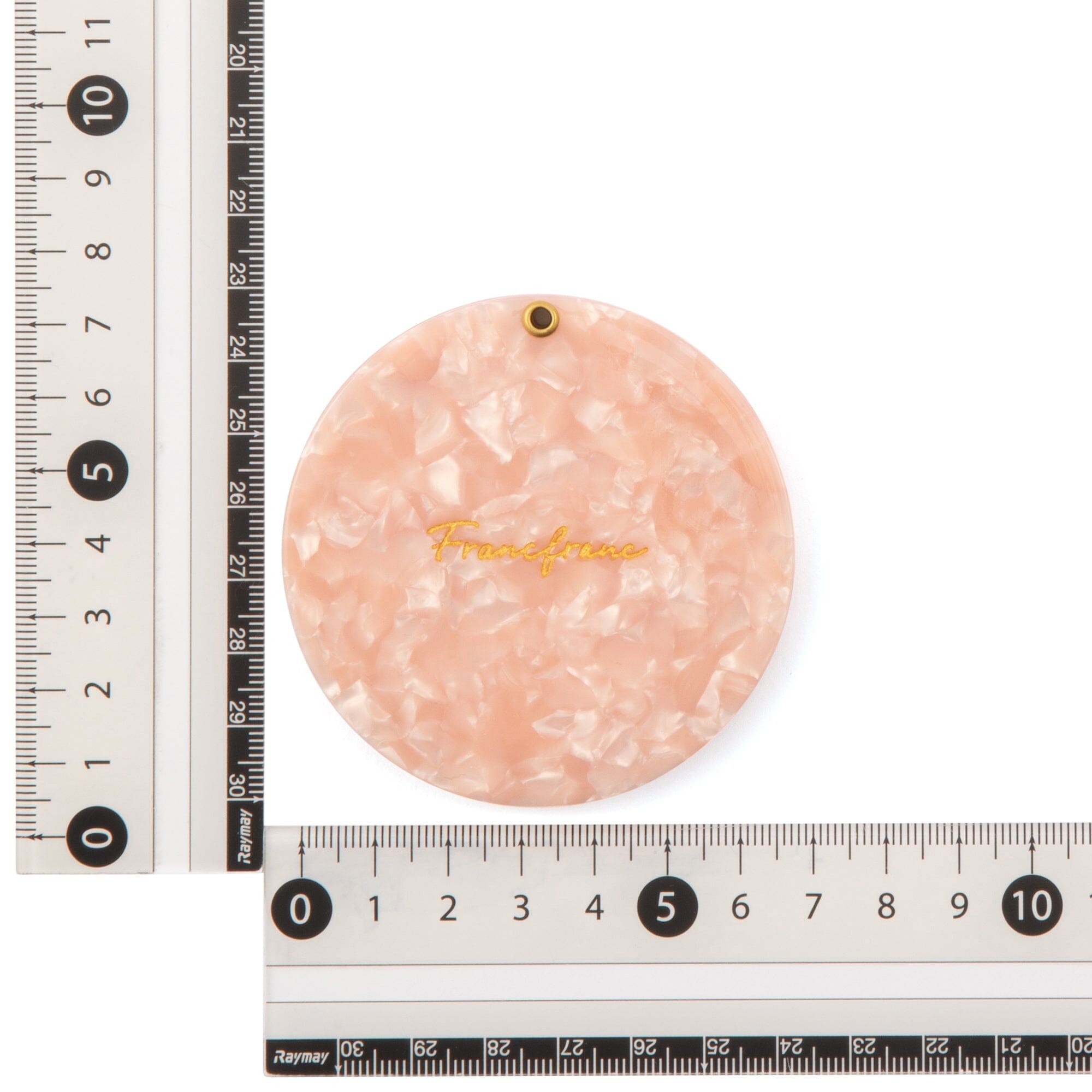 Pink Compact Mirror with Pouch - Portable Travel Makeup Mirror for Women, Girls | Perfect for Purse, Car, Office & Touch-Ups On-The-Go