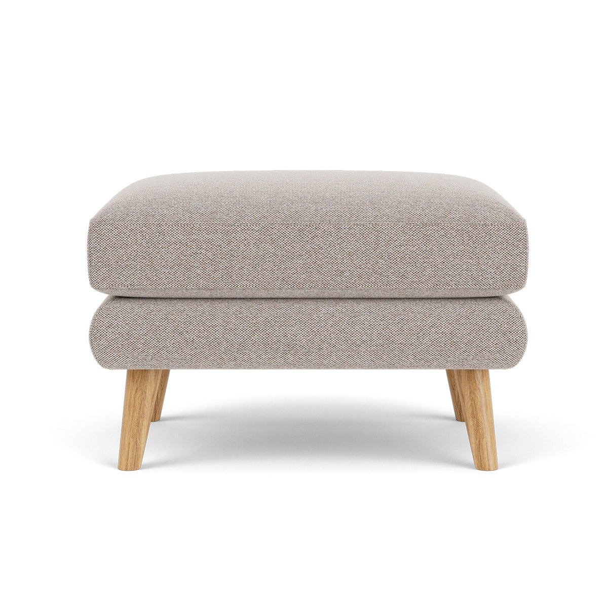George Fabric Ottoman - Stylish and Comfortable Footrest, Storage Bench for Living Room, Bedroom, or Office - Perfect for Relaxing, Extra Seating & Home Organization