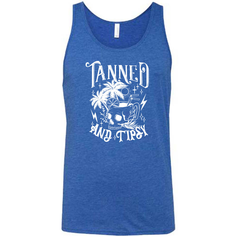 Tanned and Tipsy Unisex T-Shirt - Casual Summer Beach Party Outfit for Men & Women