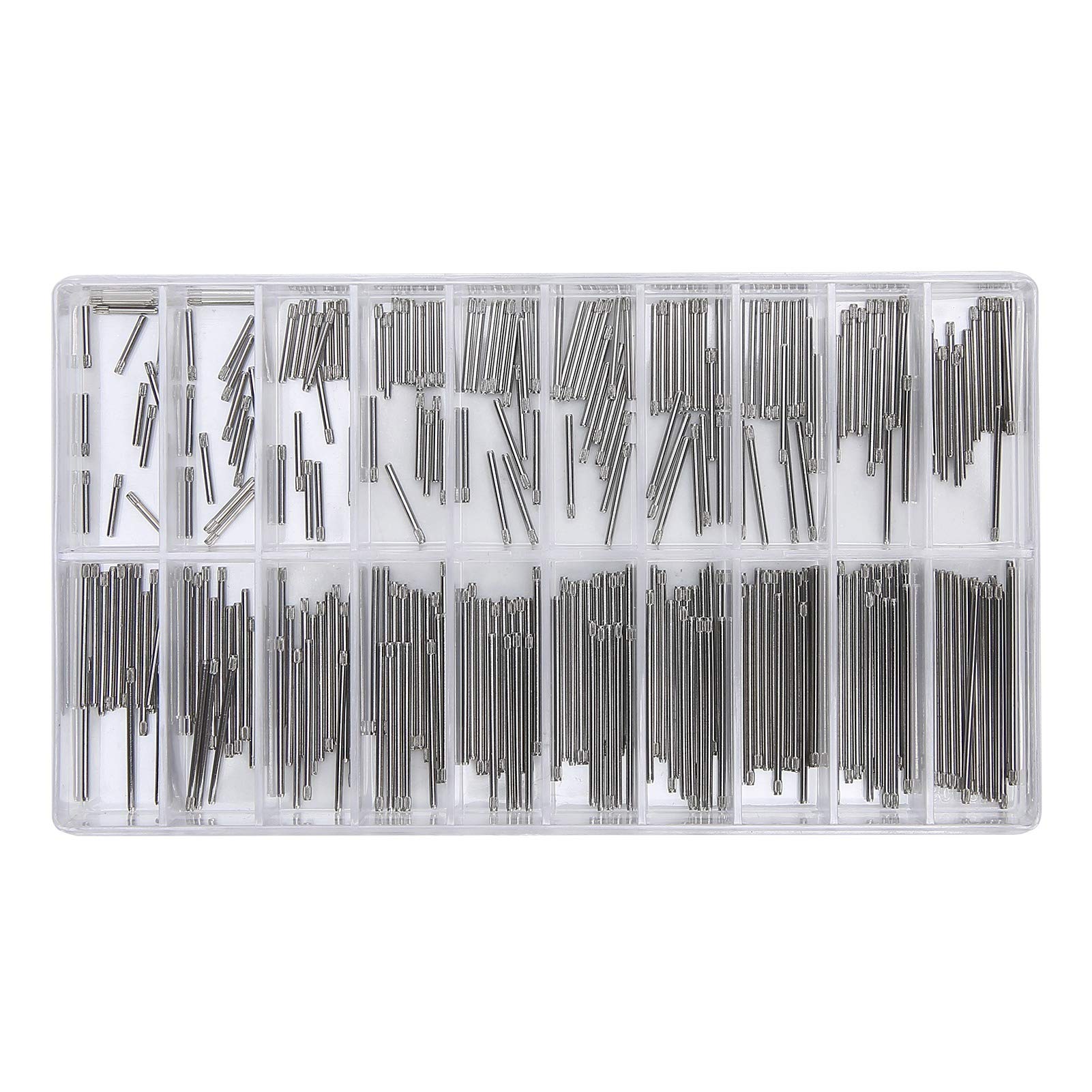 HURRISE 8-27mm Watch Band Link Pins Set - Professional Watch Repair Tools with Spring Pins for Watchmakers | Perfect for Watch Band Adjustment & Maintenance
