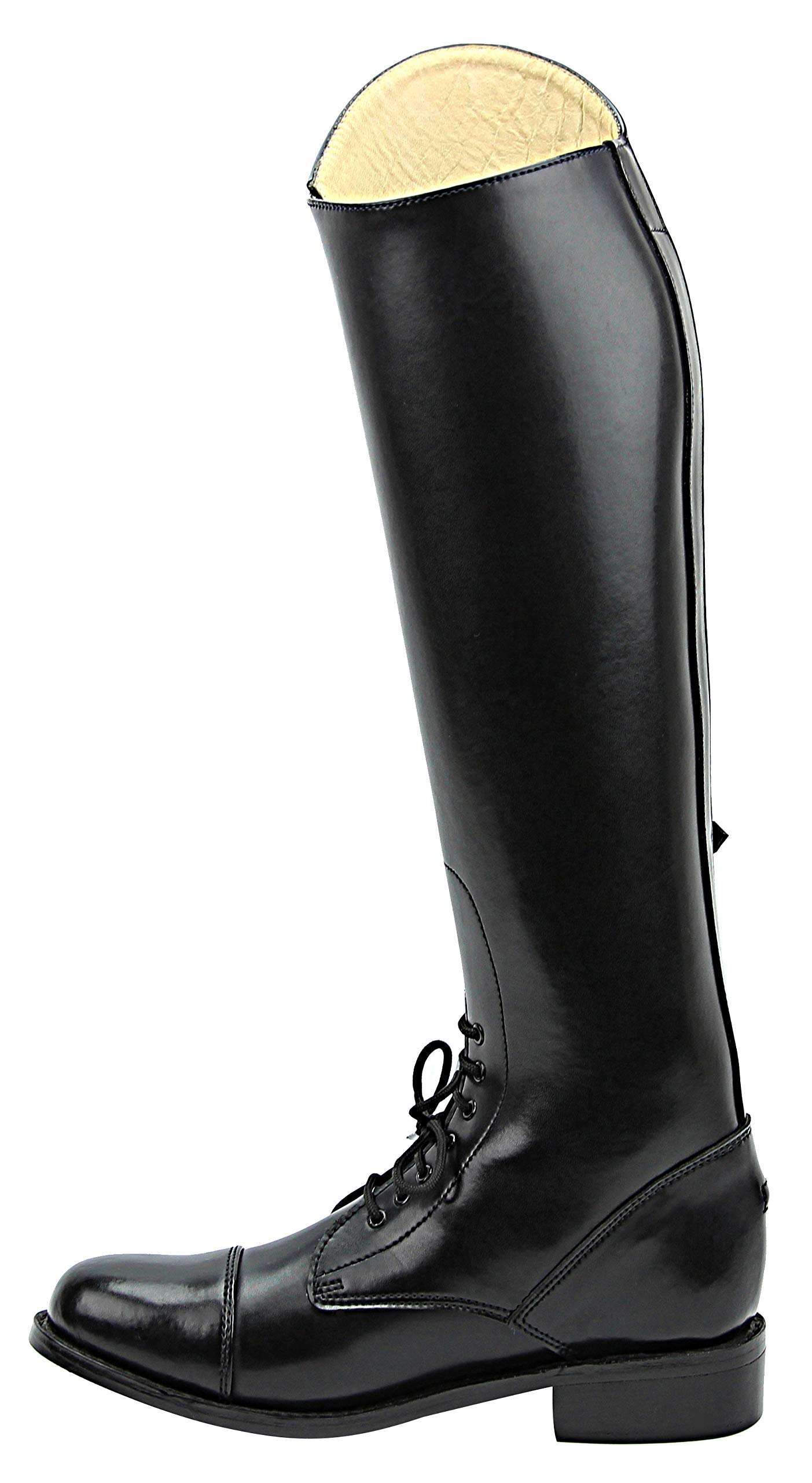 Stylish Women's Motorcycle Riding Leather Knee High Boots - MB-1 Black | Fashionable & Comfortable for Bikers, Outdoor Adventures & Casual Wear