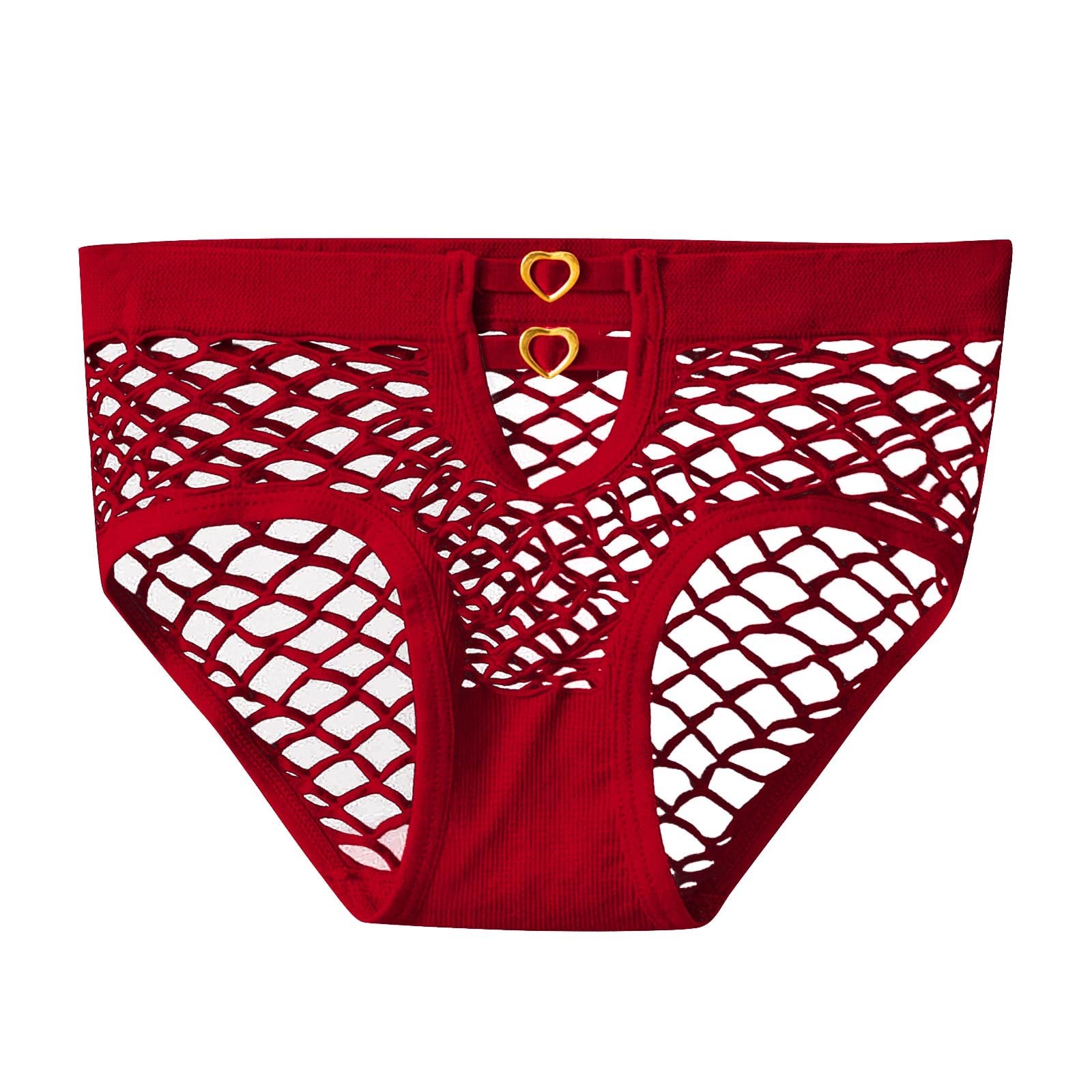 Sexy Women's Fishnet Panties - Stretchy See-Through Hollow Out Lingerie Briefs for Sensual Wear & Intimate Moments | Perfect for Valentine's Day, Boudoir Photography & Special Occasions