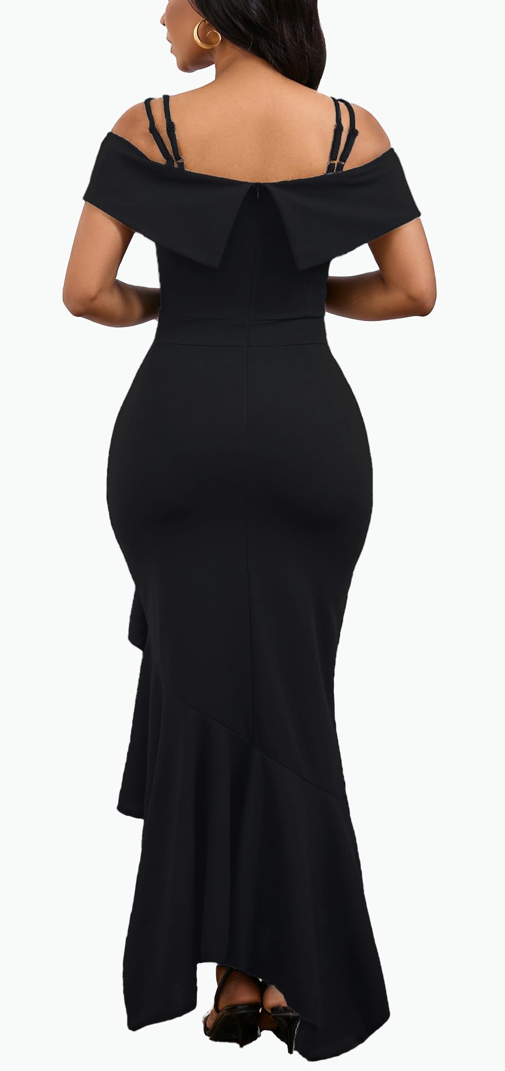2025 Women's Sexy Bodycon Formal Dress - Sleeveless Split Wedding Guest & Bridesmaid Dresses for Cocktail Parties, Evening Events & Special Occasions