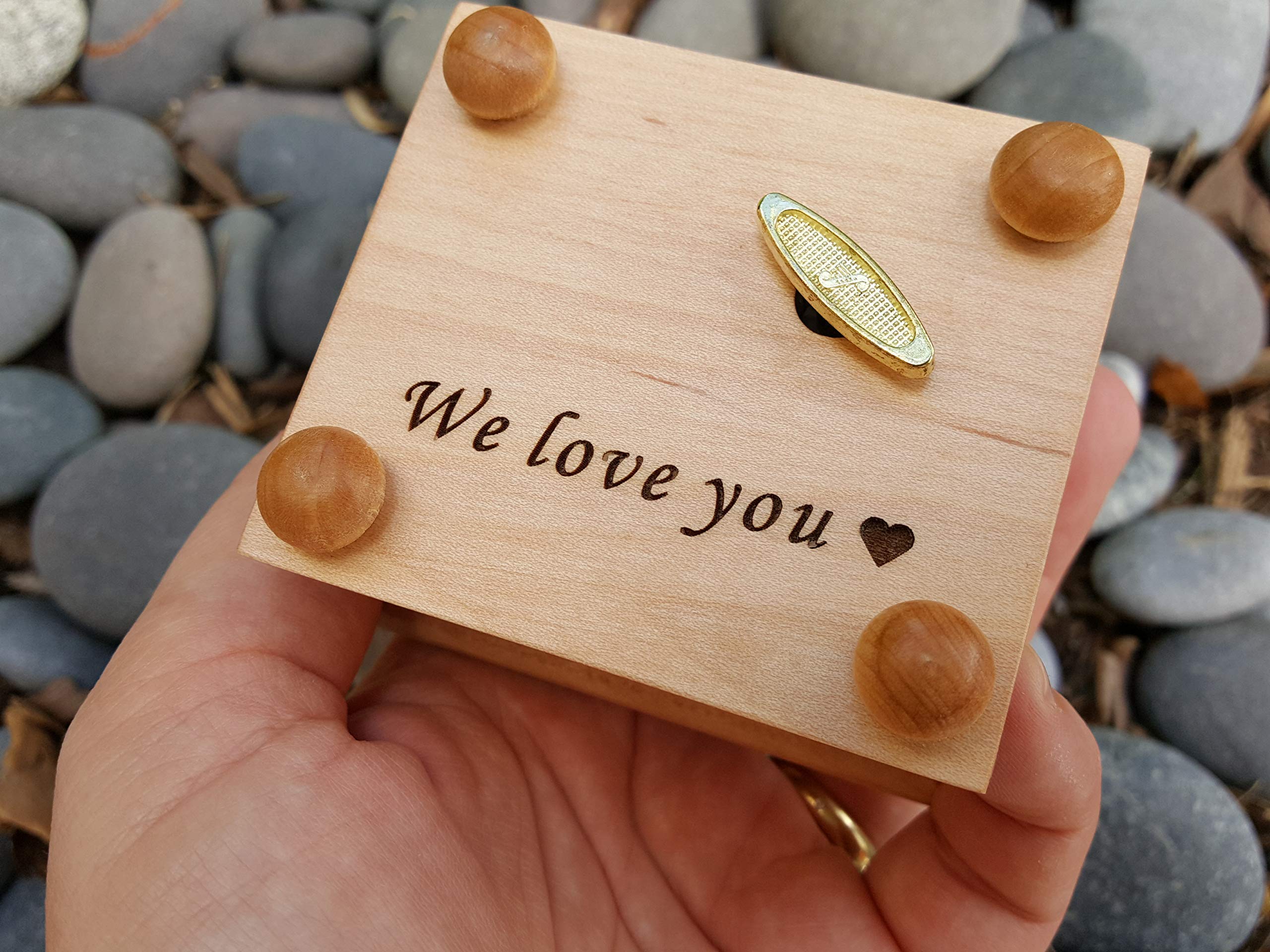 You Are My Sunshine Wooden Music Box - Handcrafted Gift for Mom, Daughter, Birthday, Anniversary | Perfect for Nursery Decor, Wedding Favors & Special Occasions