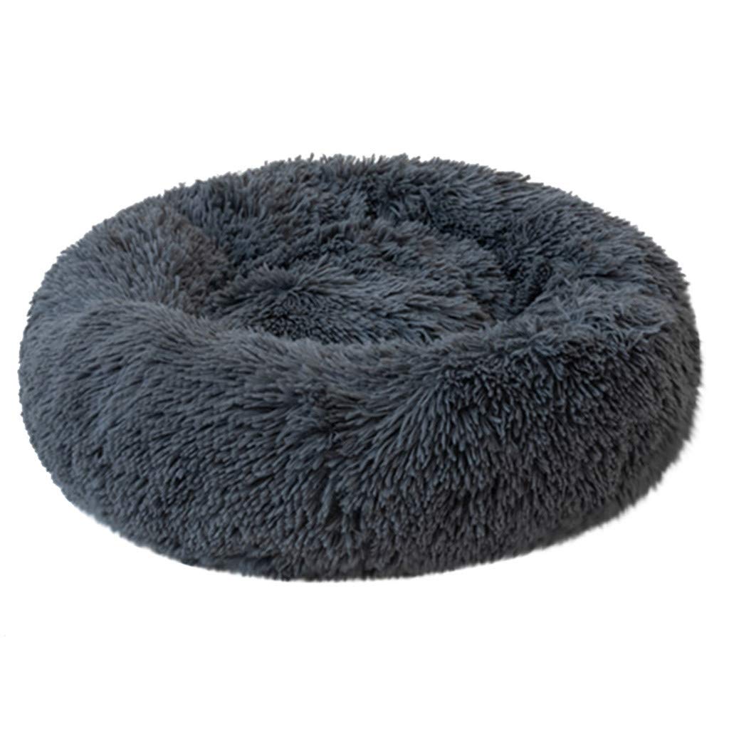 Soft Plush Pet Bed for Small Dogs & Cats - Comfortable Fluffy Oval Kennel Bed for Deep Sleep | Cozy Sleeping Spot for Puppies & Kittens at Home