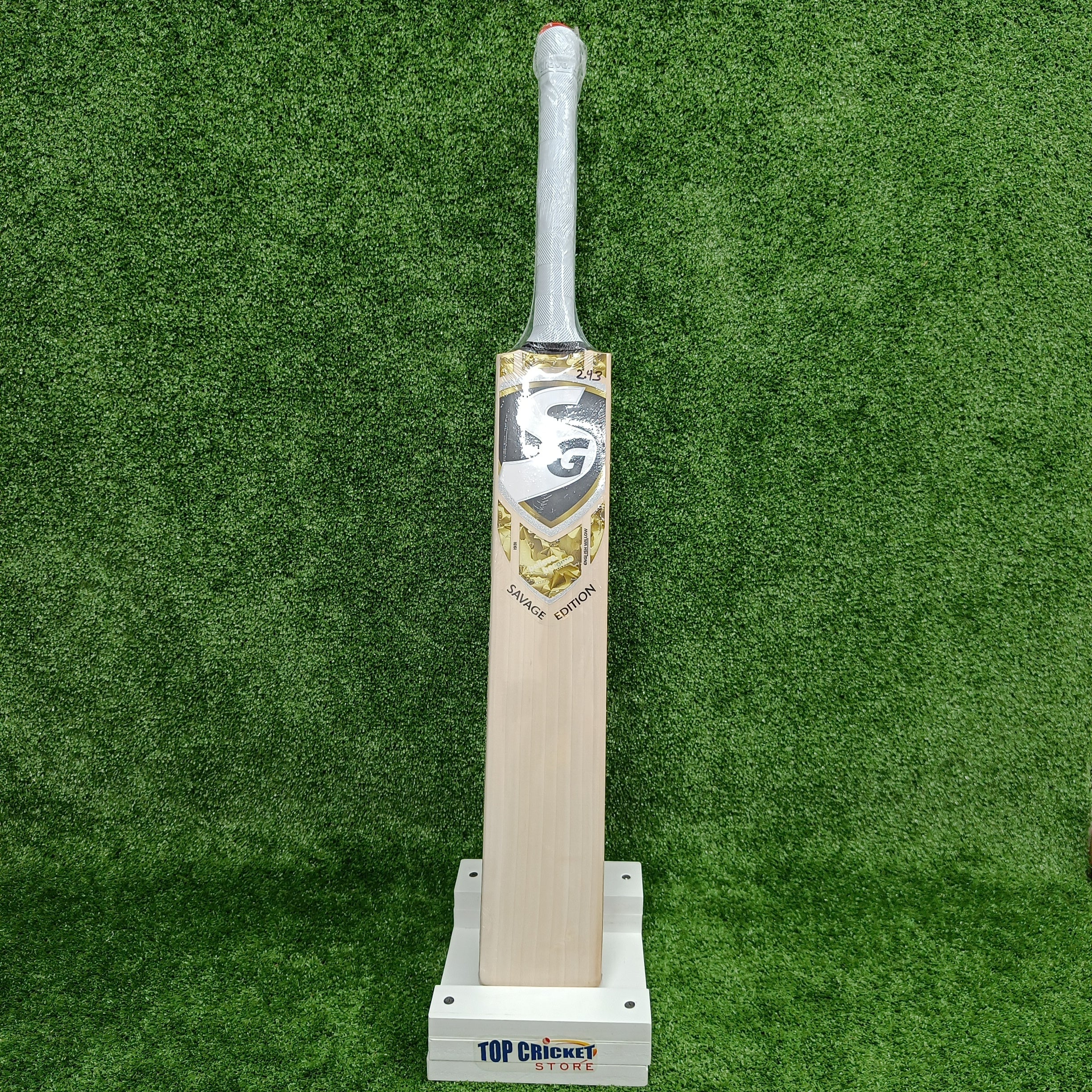 Premium SG Savage Edition English Willow Cricket Bat - Lightweight & Durable for Professional Matches & Training Sessions