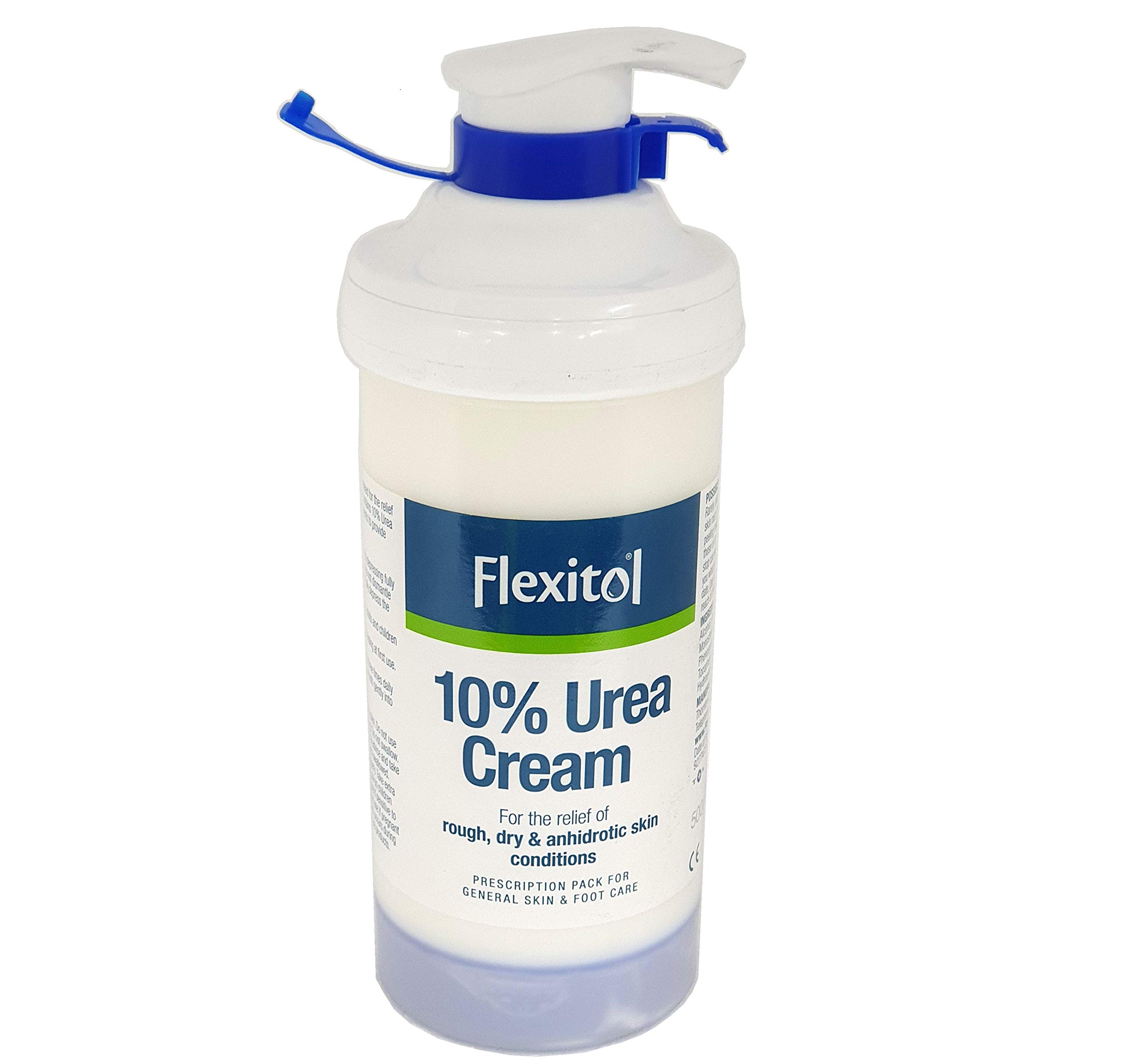 Flexitol Moisturizing Foot Cream 500g - Fast Absorbing Foot Care with Vitamin E for Dry, Cracked Heels - Perfect for Daily Foot Care & Pedicures