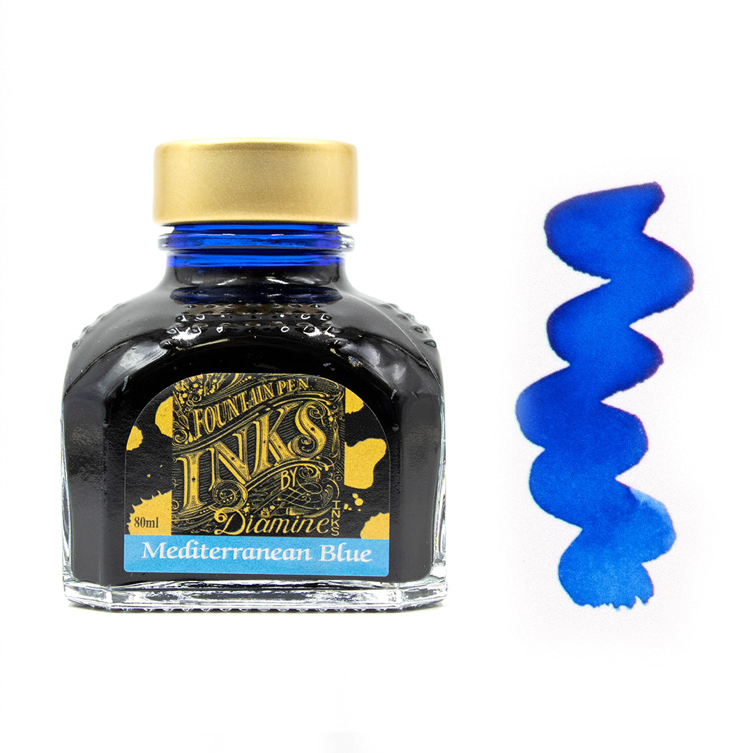 Premium Diamine Ink Bottle 80ml - Vibrant Fountain Pen Ink for Calligraphy, Journaling & Artistic Writing - Smooth Flow & Rich Colors