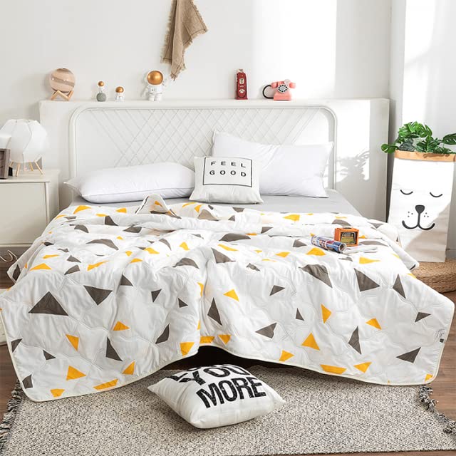 YHWW Summer Quilt Set - Lightweight 180x200cm Cooling Bedding for Kids & Adults | Breathable Comforter for Hot Weather | Perfect for Bedroom, Guest Room & Dormitory