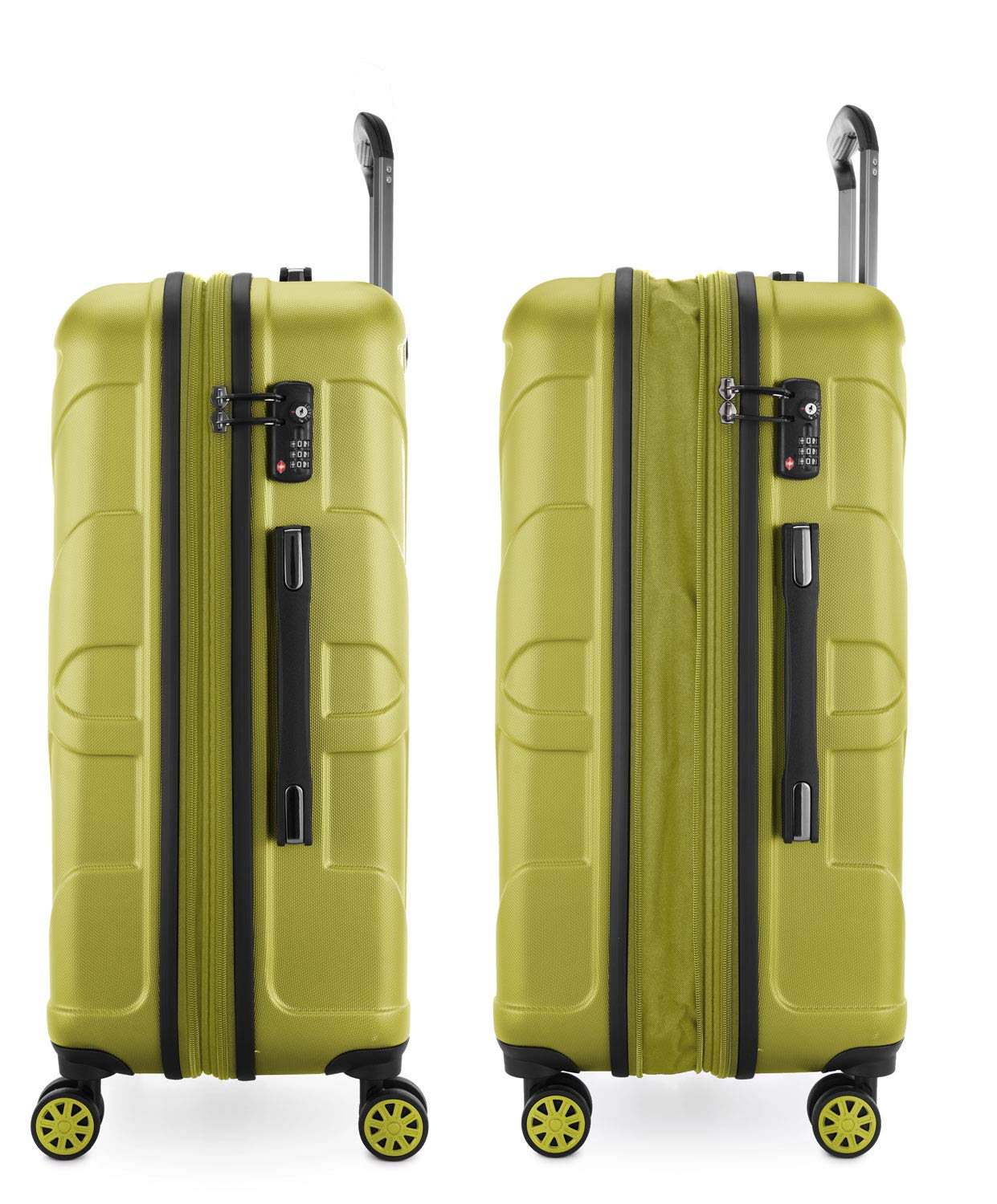 Premium Suitline 3-Piece Luggage Set in Fern Green – Lightweight, Durable & Spinner Wheels – Perfect for Travel, Business Trips & Vacations