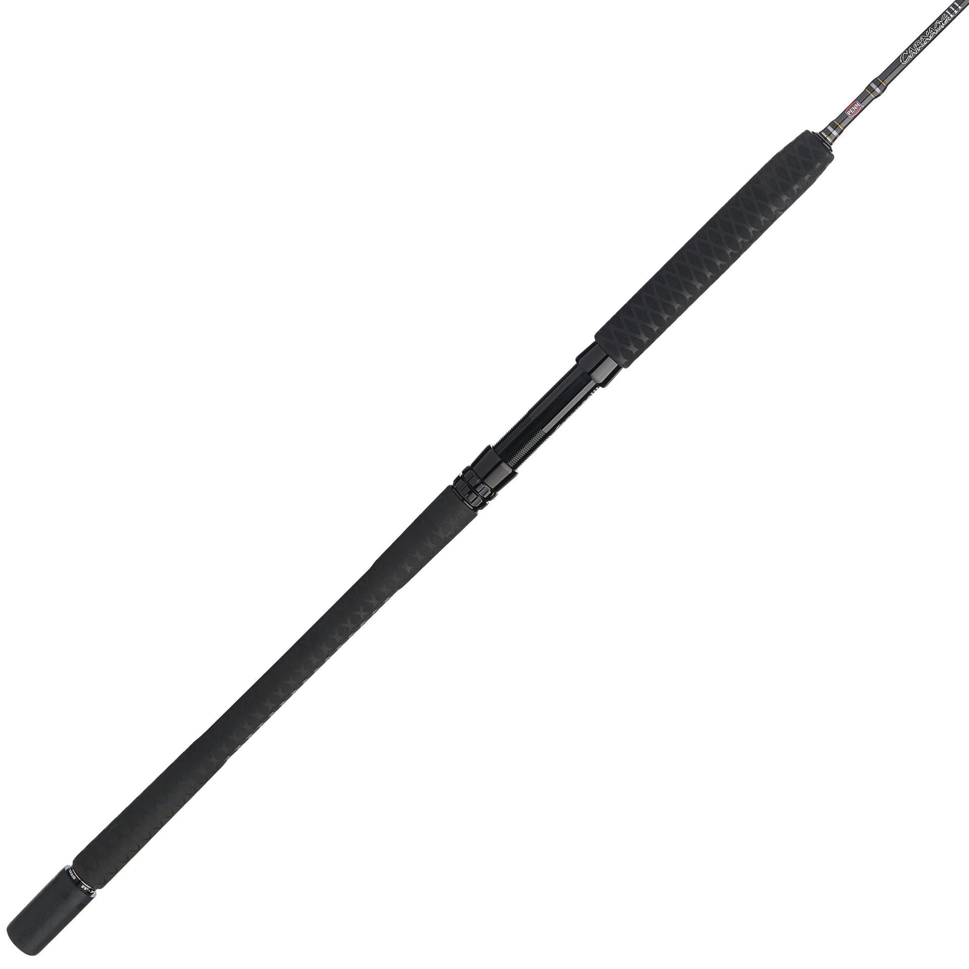 Carnage® III Spinning Jigging Rod - Saltwater & Freshwater Fishing Rod for Bass, Trout & Walleye | Perfect for Casting, Jigging & Trolling in Lakes, Rivers & Offshore