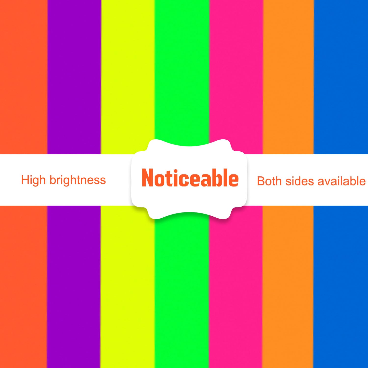 11x14 Inch Neon Poster Board - 56 Sheets of 7-Color Fluorescent Cardstock (250 GSM/90 lb Heavyweight) for School Projects, Science Fair Displays, Business Presentations & DIY Crafts