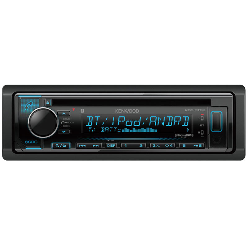 Kenwood KDC BT32 Bluetooth Car Stereo Receiver - Wireless Music Streaming, Hands-Free Calling - Perfect for Cars, Trucks & SUVs
