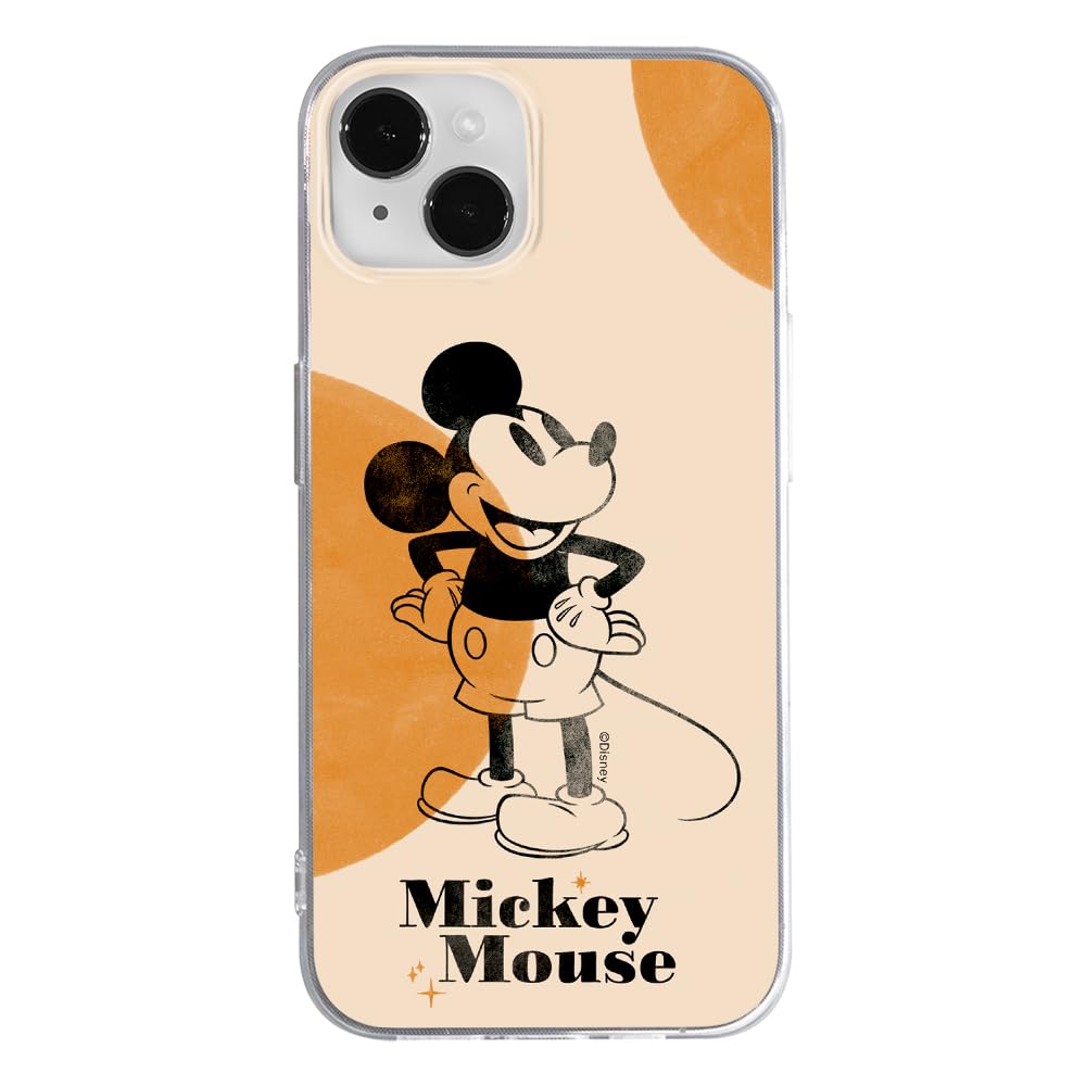 Original & Officially Licensed Disney Mickey Mouse iPhone 14 Case - Shockproof TPU Phone Cover with Precise Fit - Perfect for Everyday Use, Travel & Disney Fans