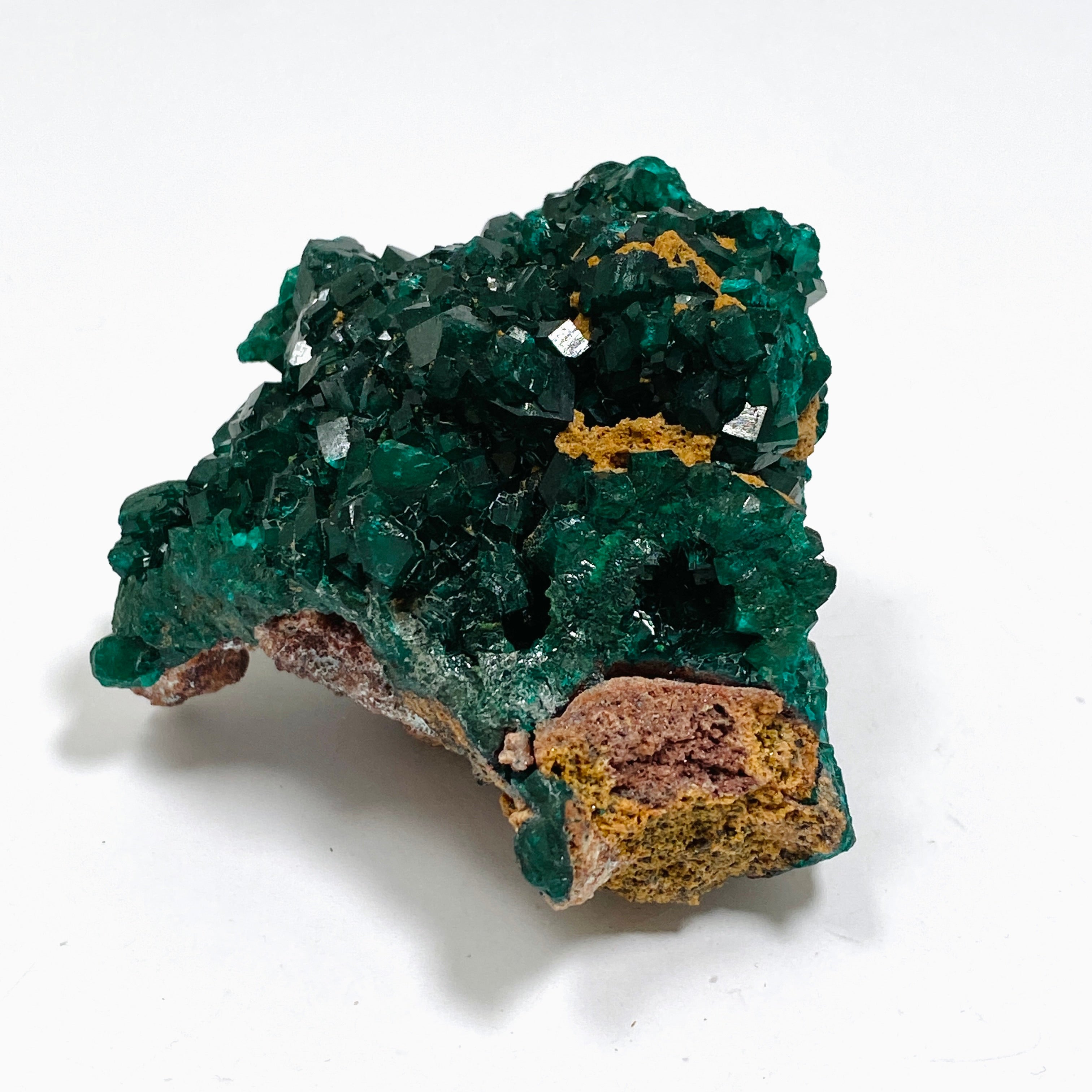 Natural Dioptase Crystal Specimen from Congo - Rare Mineral Collection (CR3744) | Healing Crystals, Meditation & Home Decor