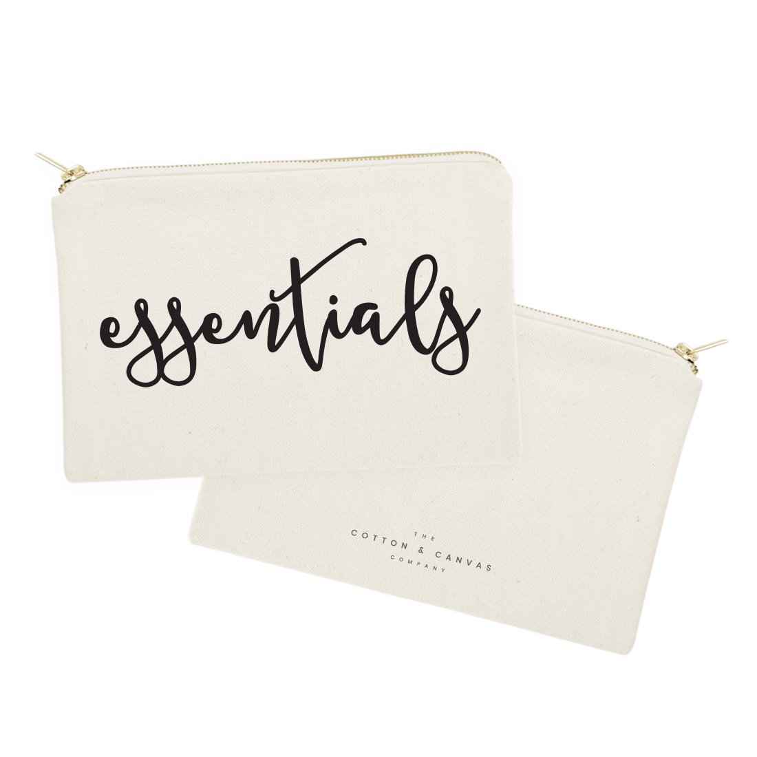 Premium Cotton & Canvas Cosmetic Bag - Waterproof Travel Makeup Pouch for Women | Perfect for Toiletry Organizer, Gym Essentials & Weekend Getaways